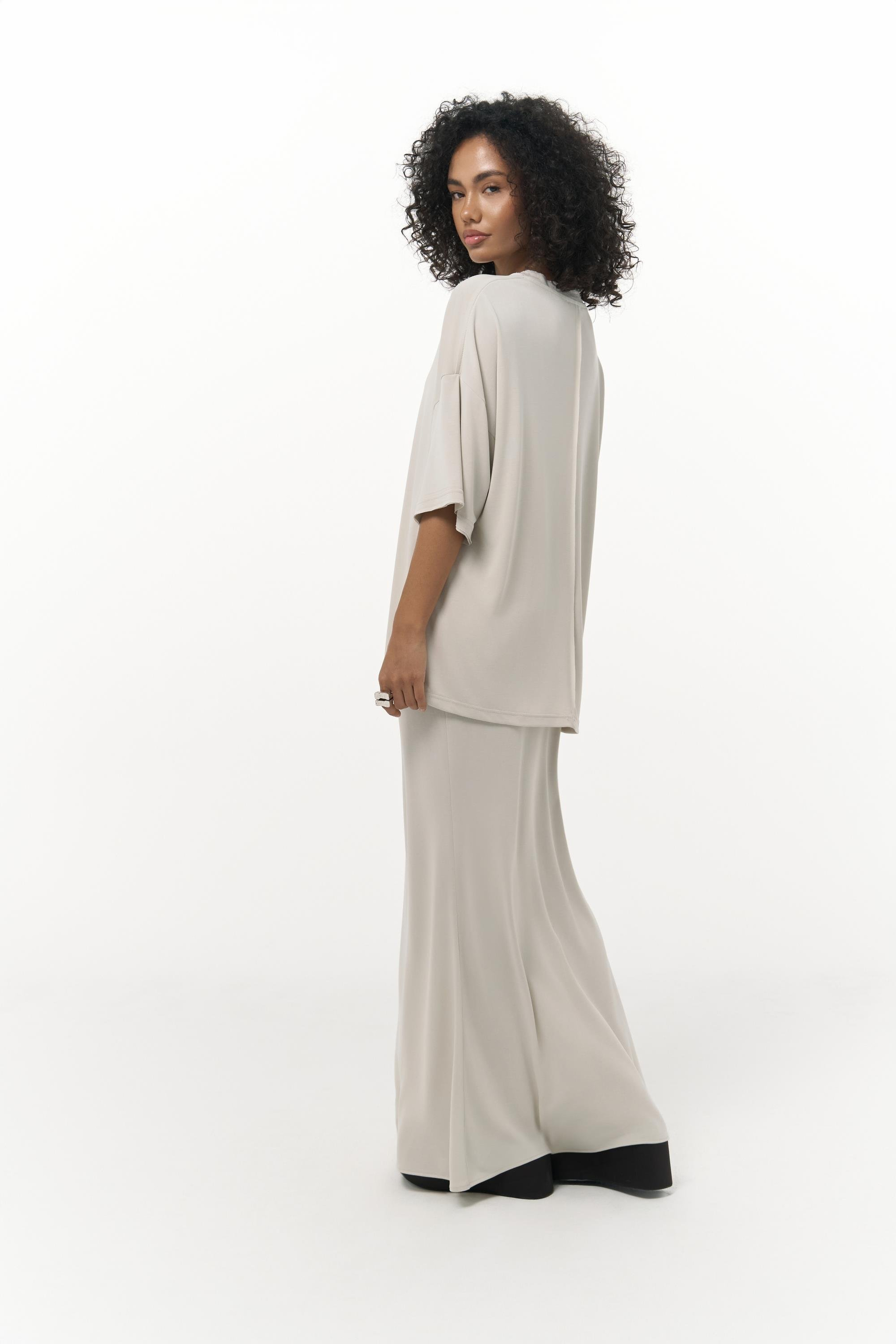 Grazia Bej T-Shirt Etek Takım