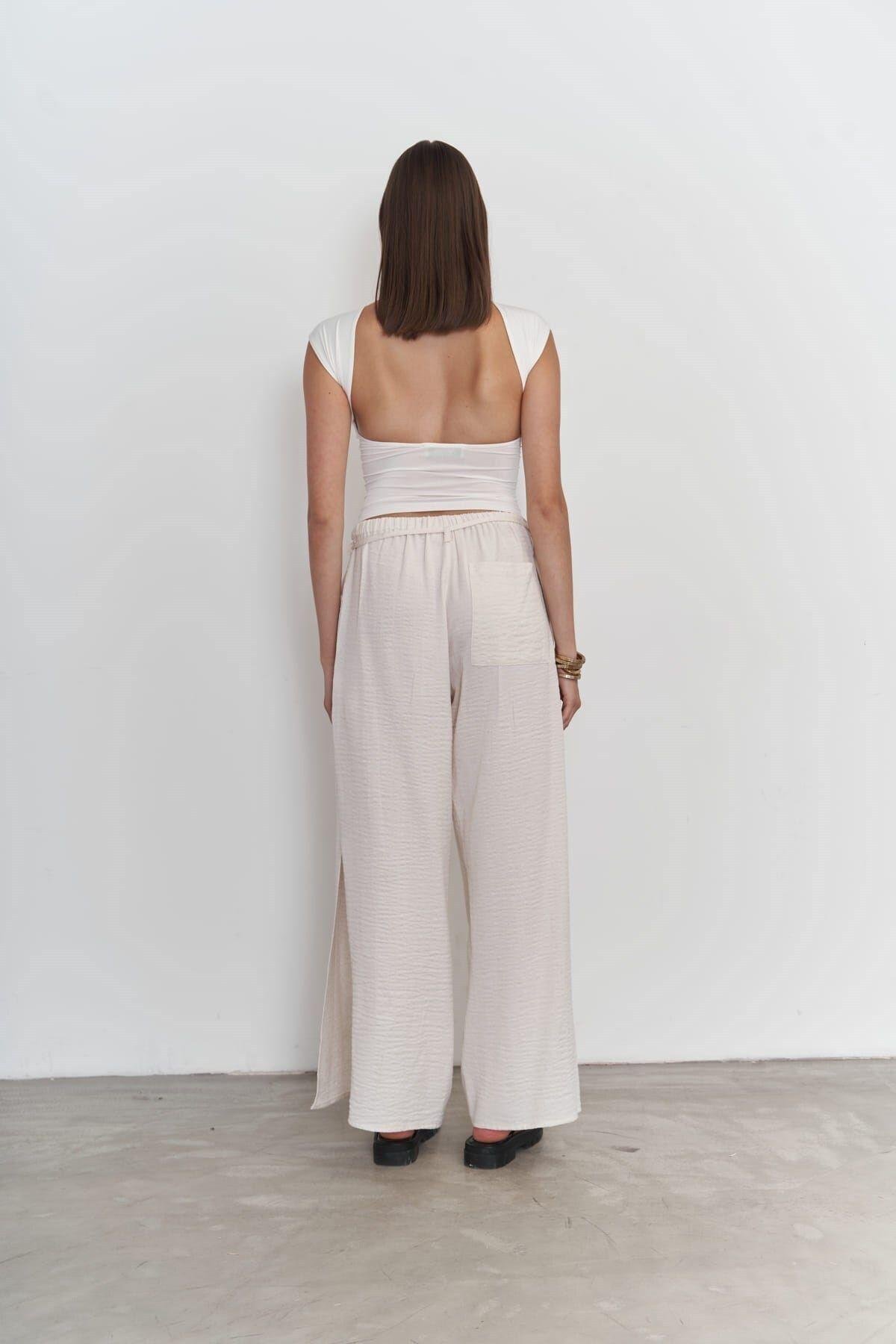 Harmony Ecru Trousers