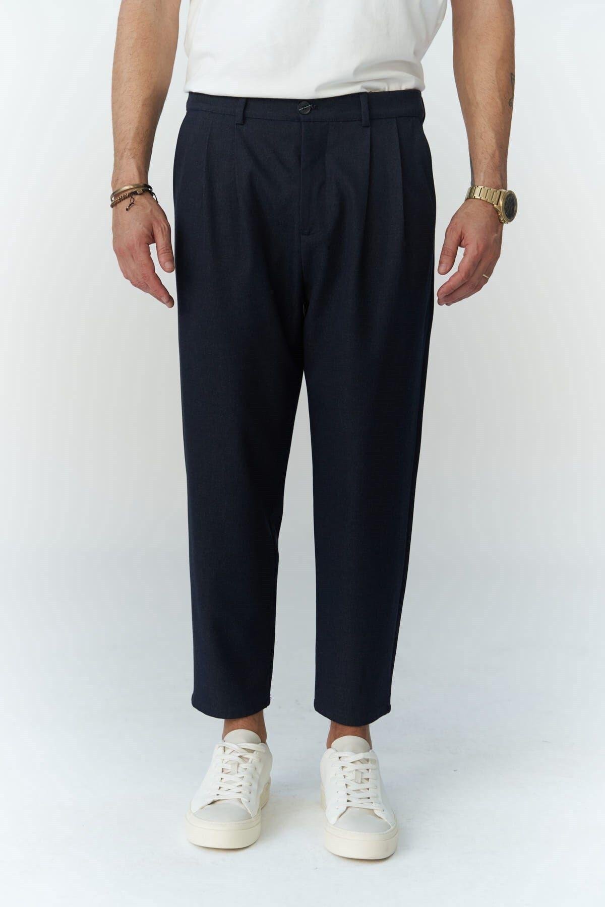 Harold Men's Dark Blue Trousers   