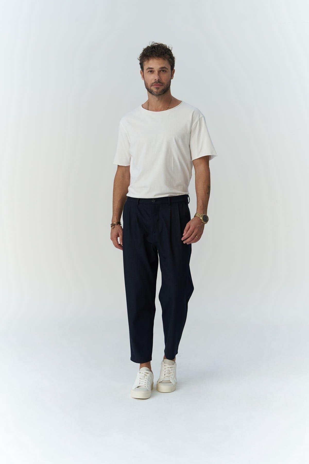 Harold Men's Dark Blue Trousers   