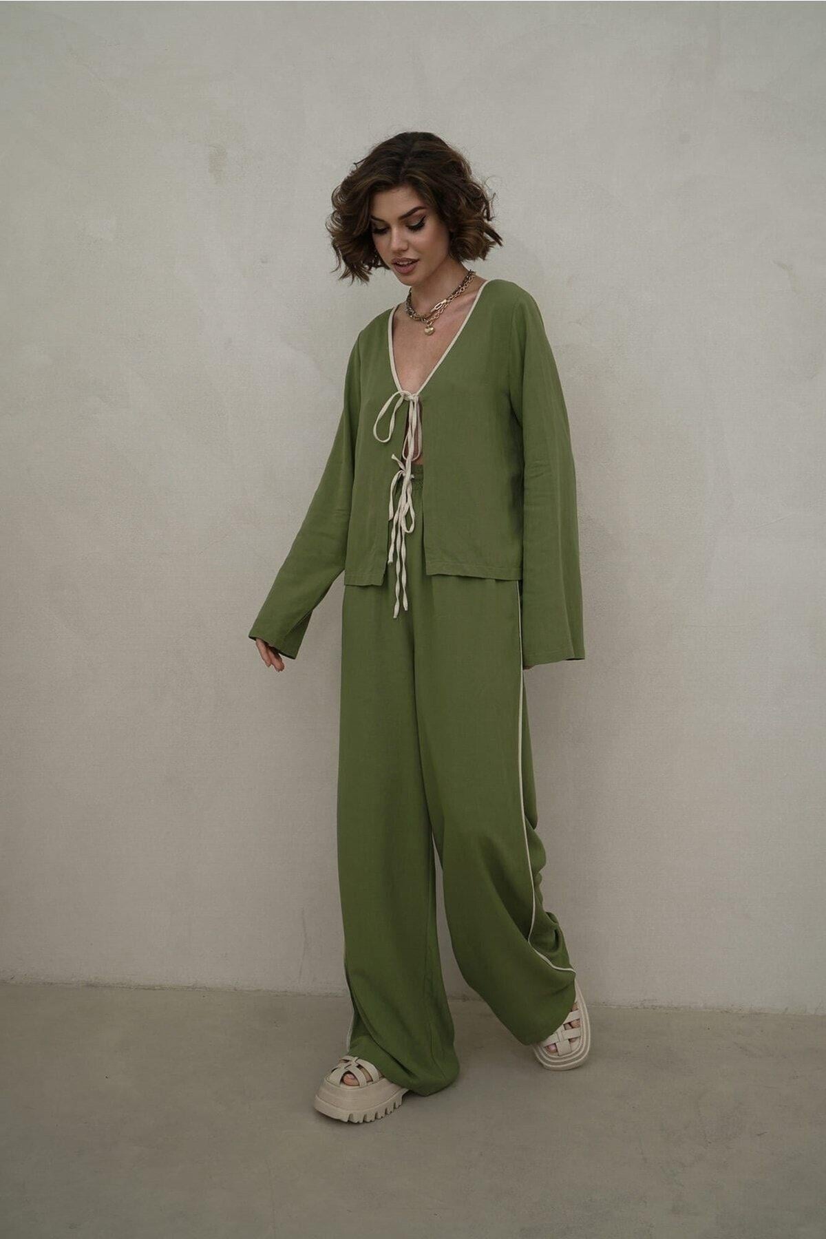 Bohemai Hazel Green Two Piece Set