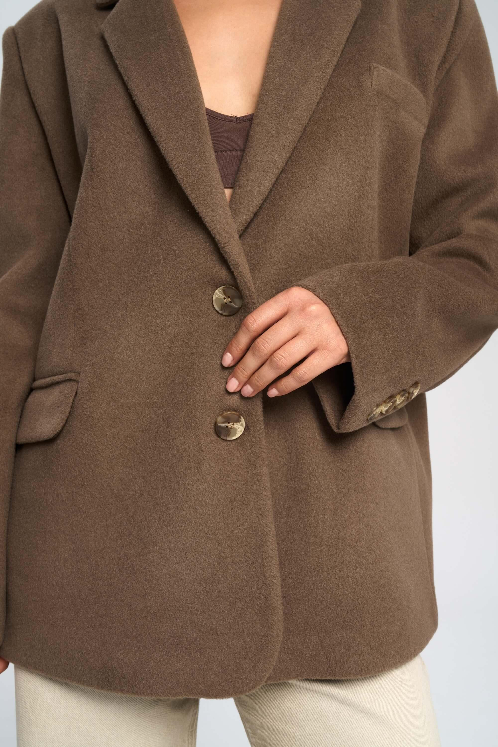 Howell Açık Kahve Blazer Ceket