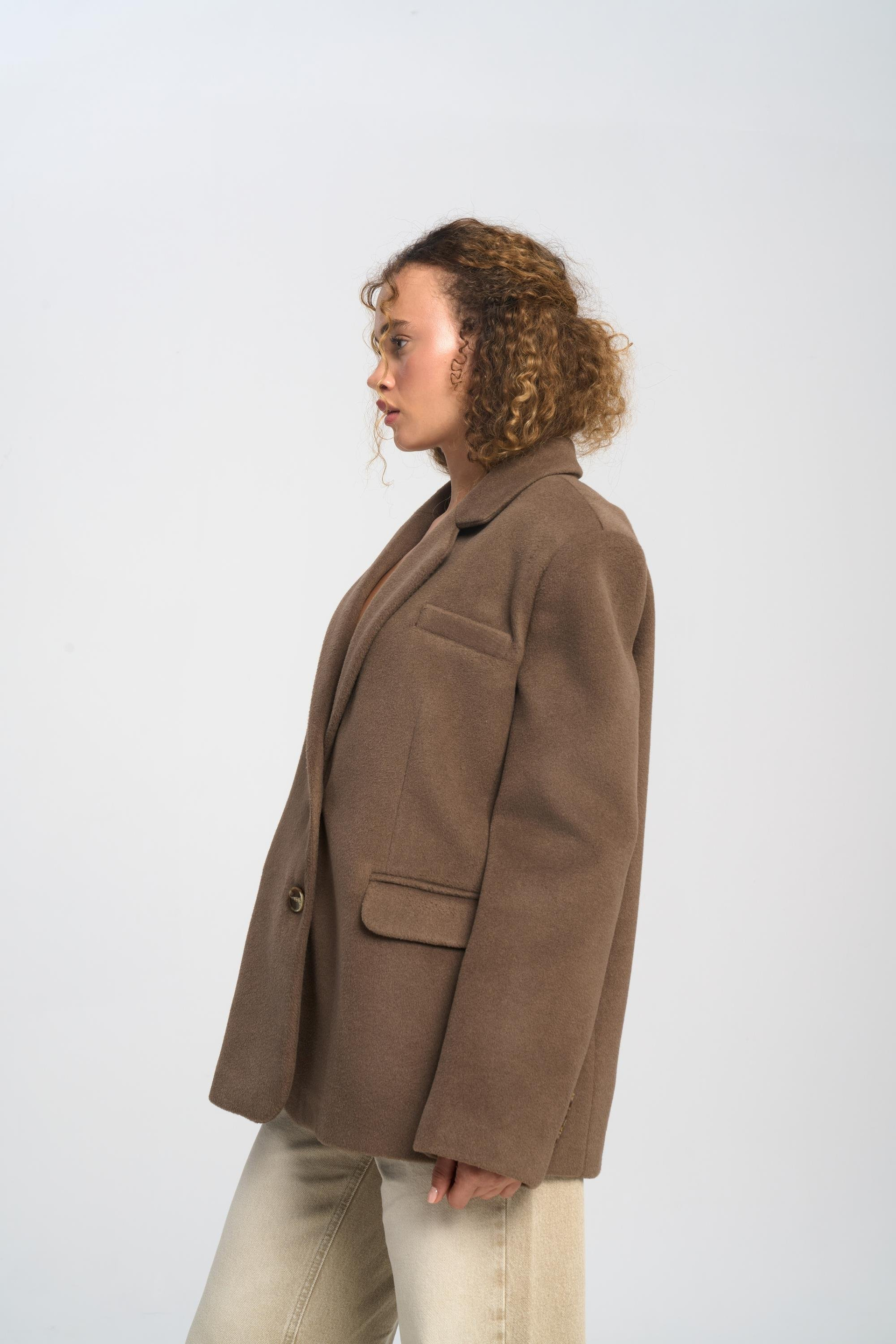 Howell Açık Kahve Blazer Ceket