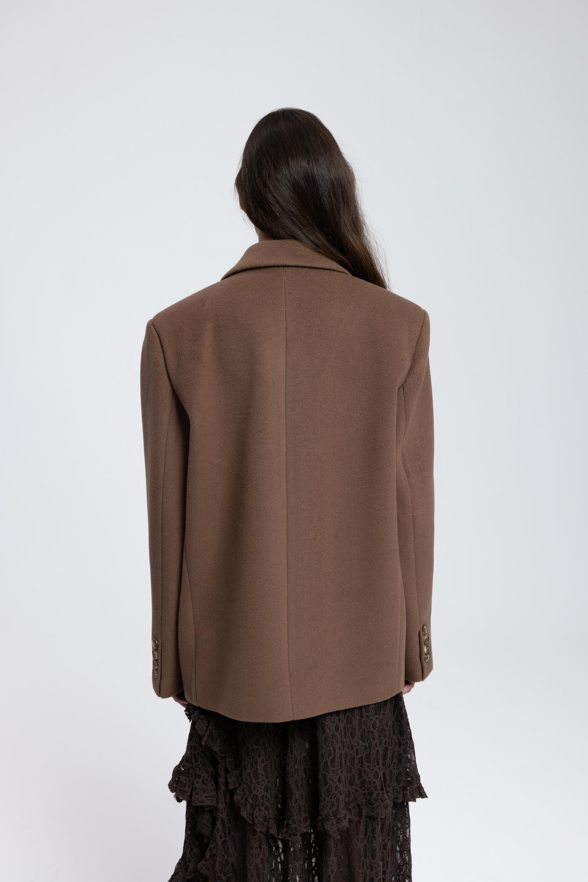 Howell Sütlü Kahve Blazer Ceket