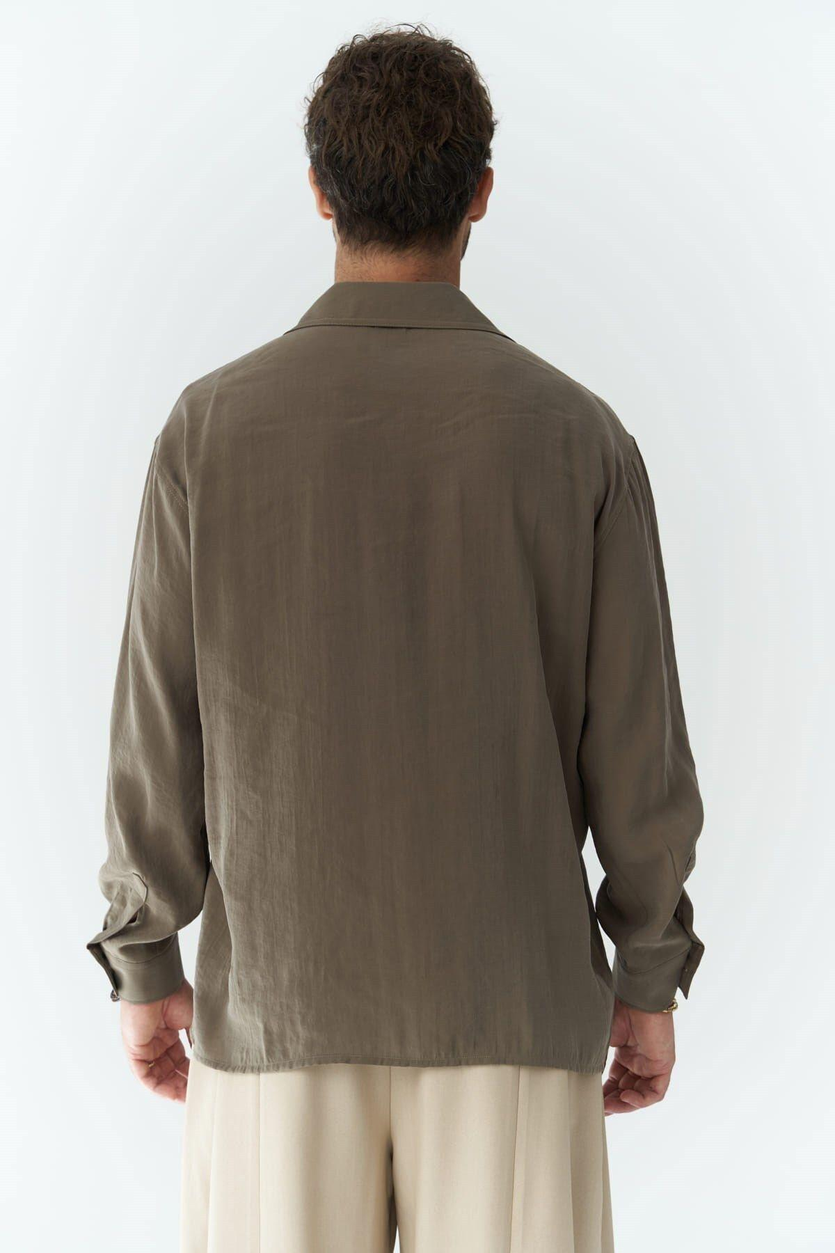 Jeremy Men's Khaki Shirt