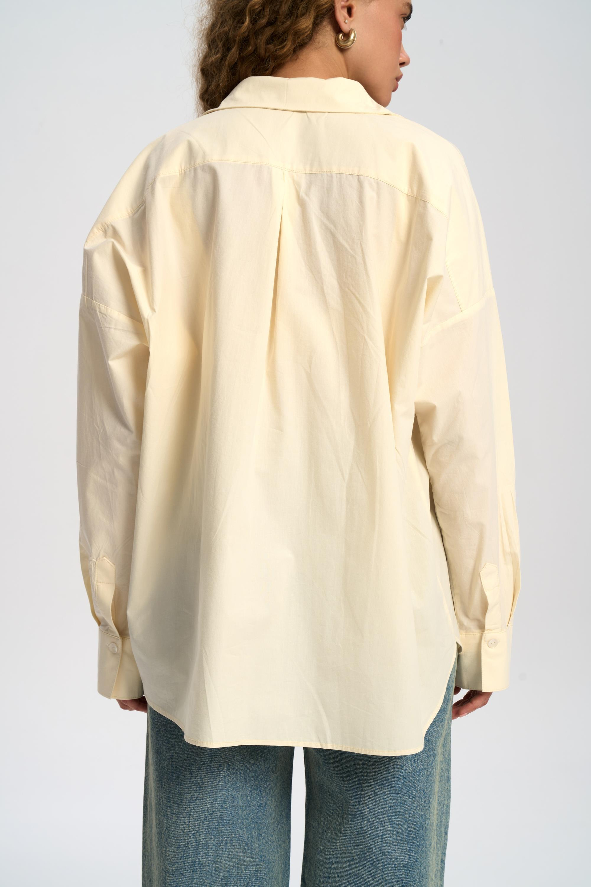 Josie Oversize Sarı Gömlek