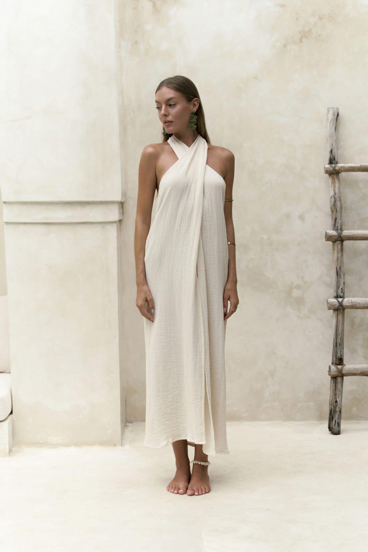 Joyo Lace-Up Beige Upper