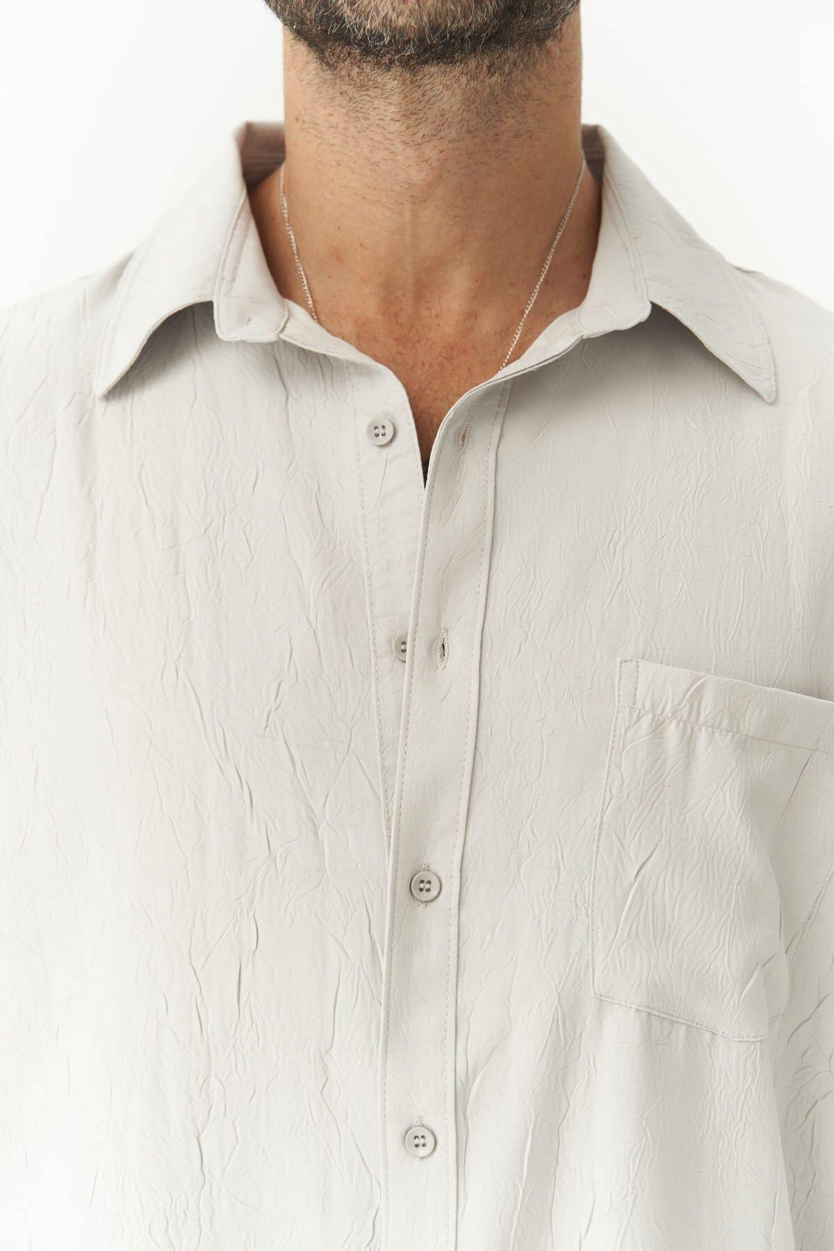 Juan Men's Gray Shirt