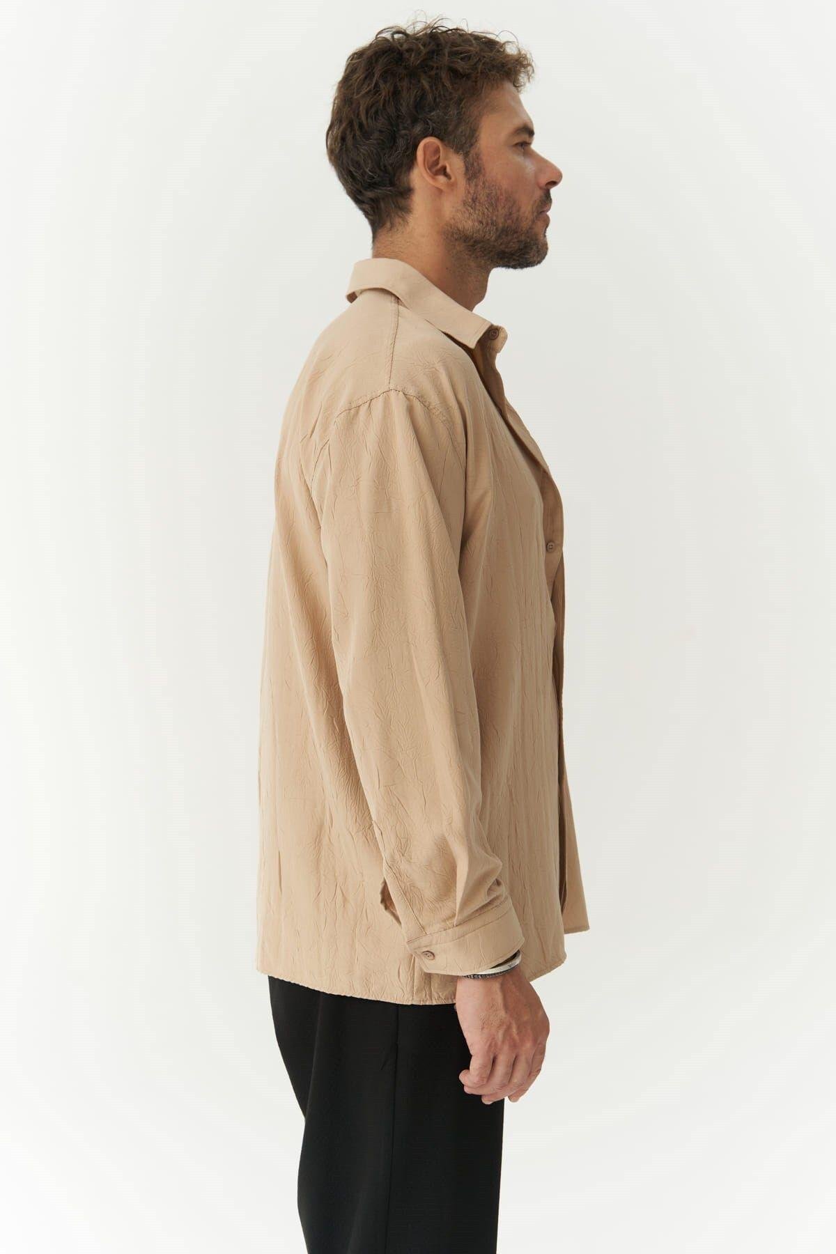 Juan Men's Light Brown Shirt