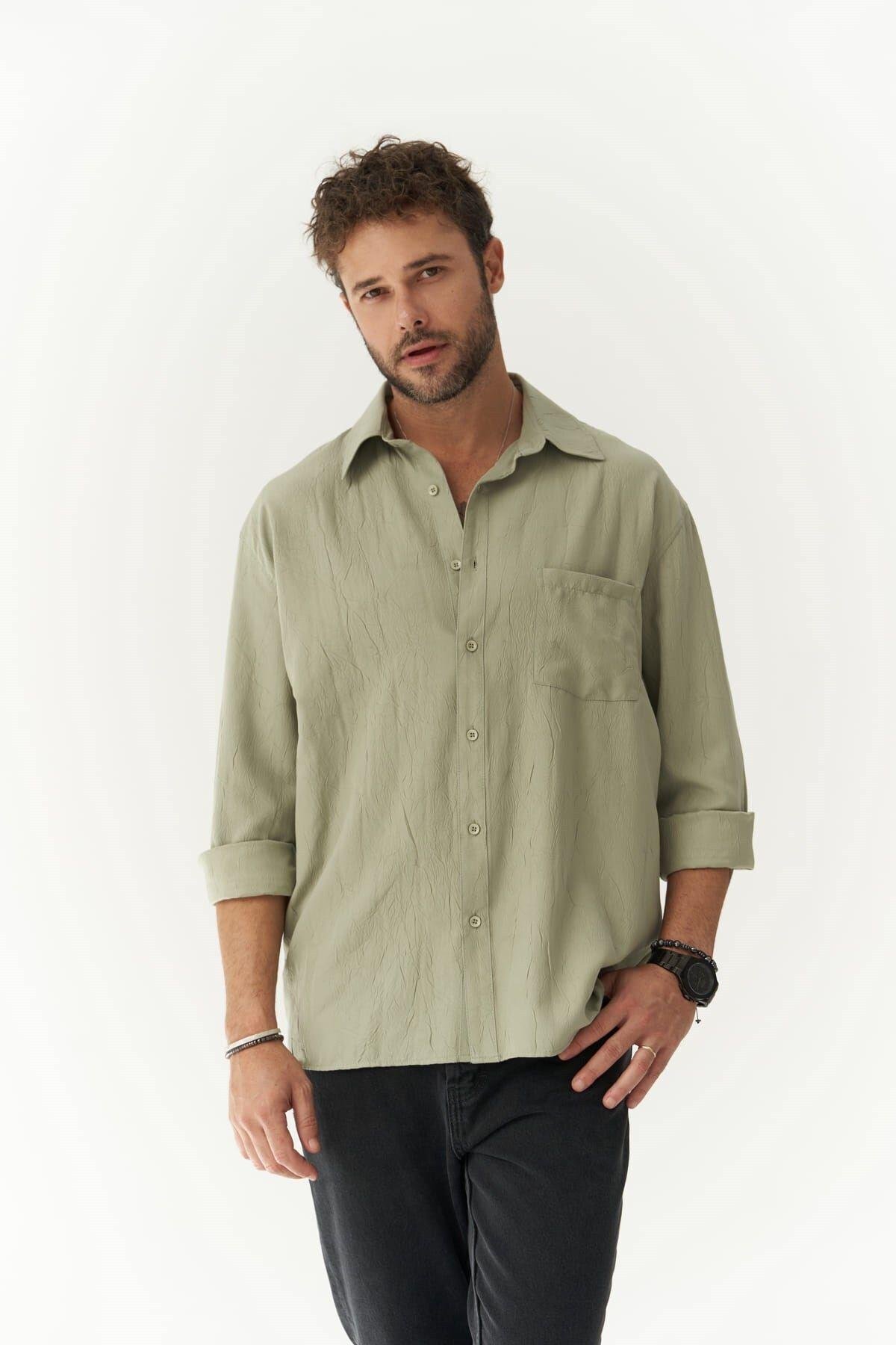 Juan Men's Green Shirt