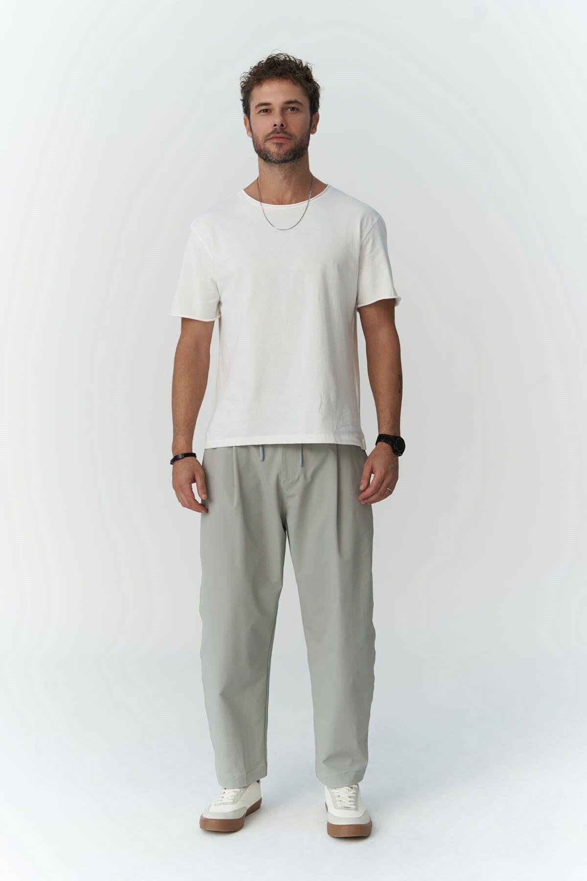 Kenway Men's Gray Trousers