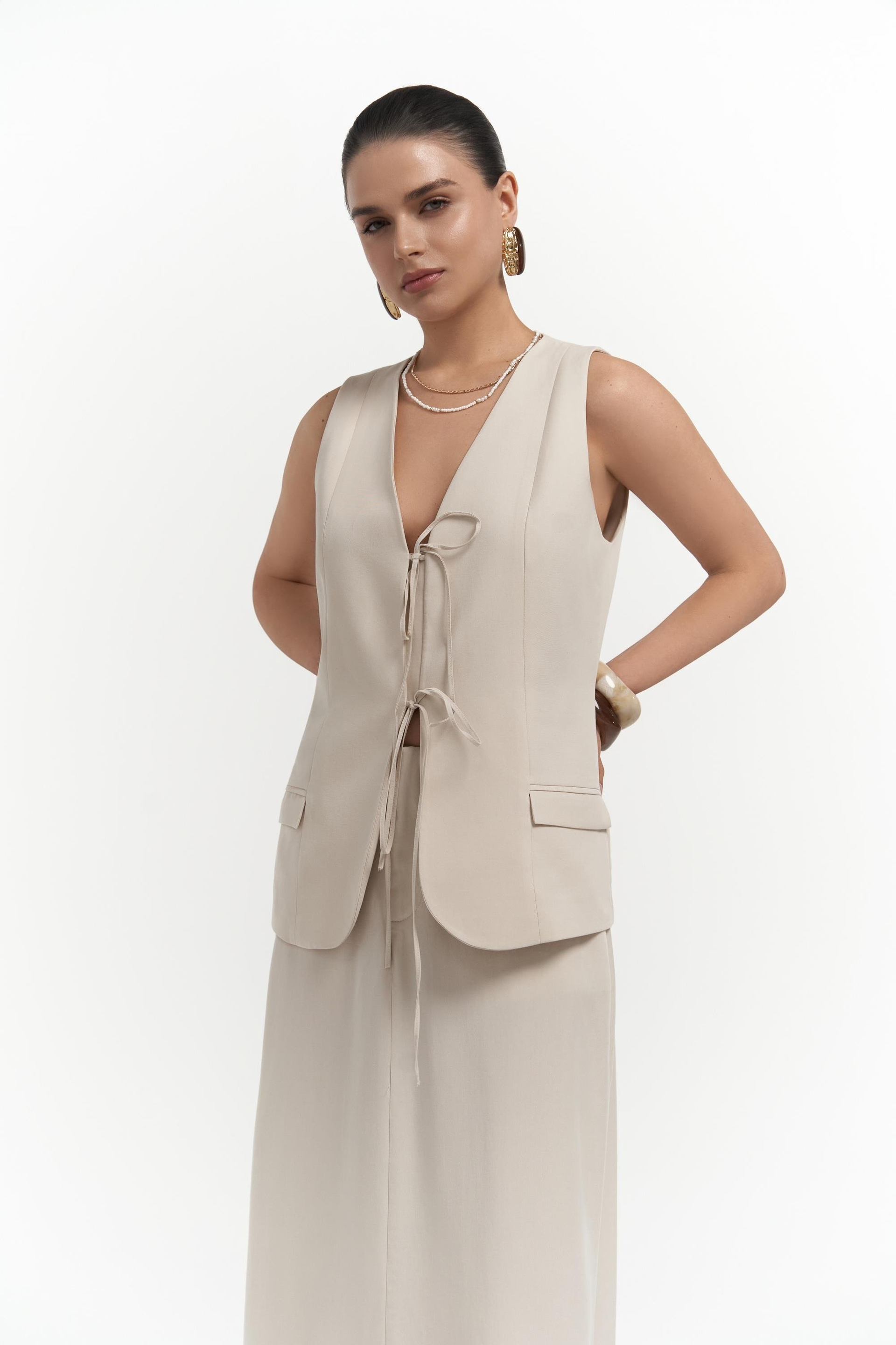 Korben Yelek Etek Taş Takım