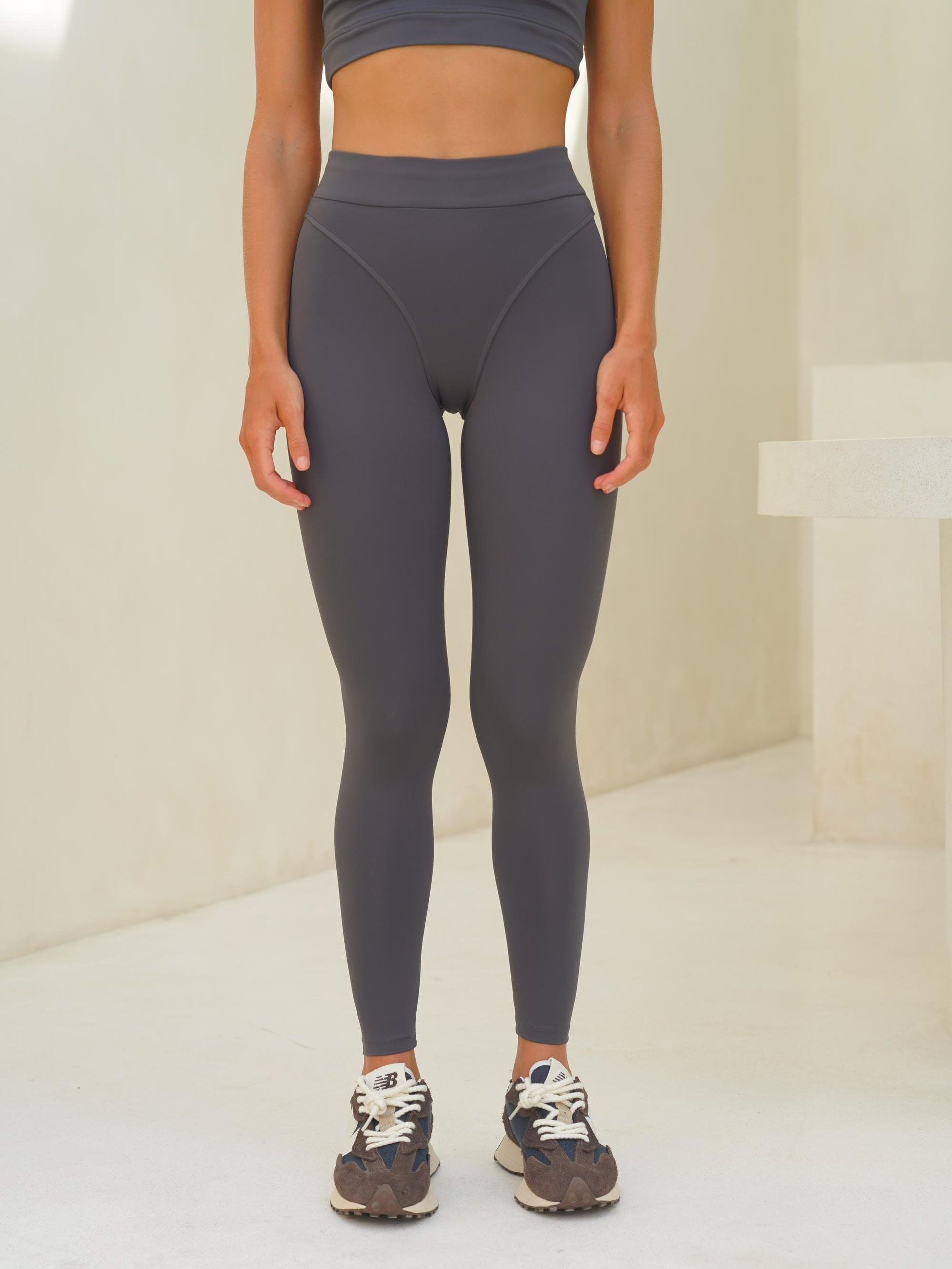 Kratos Dikiş Detay Uzun Antrasit Tayt