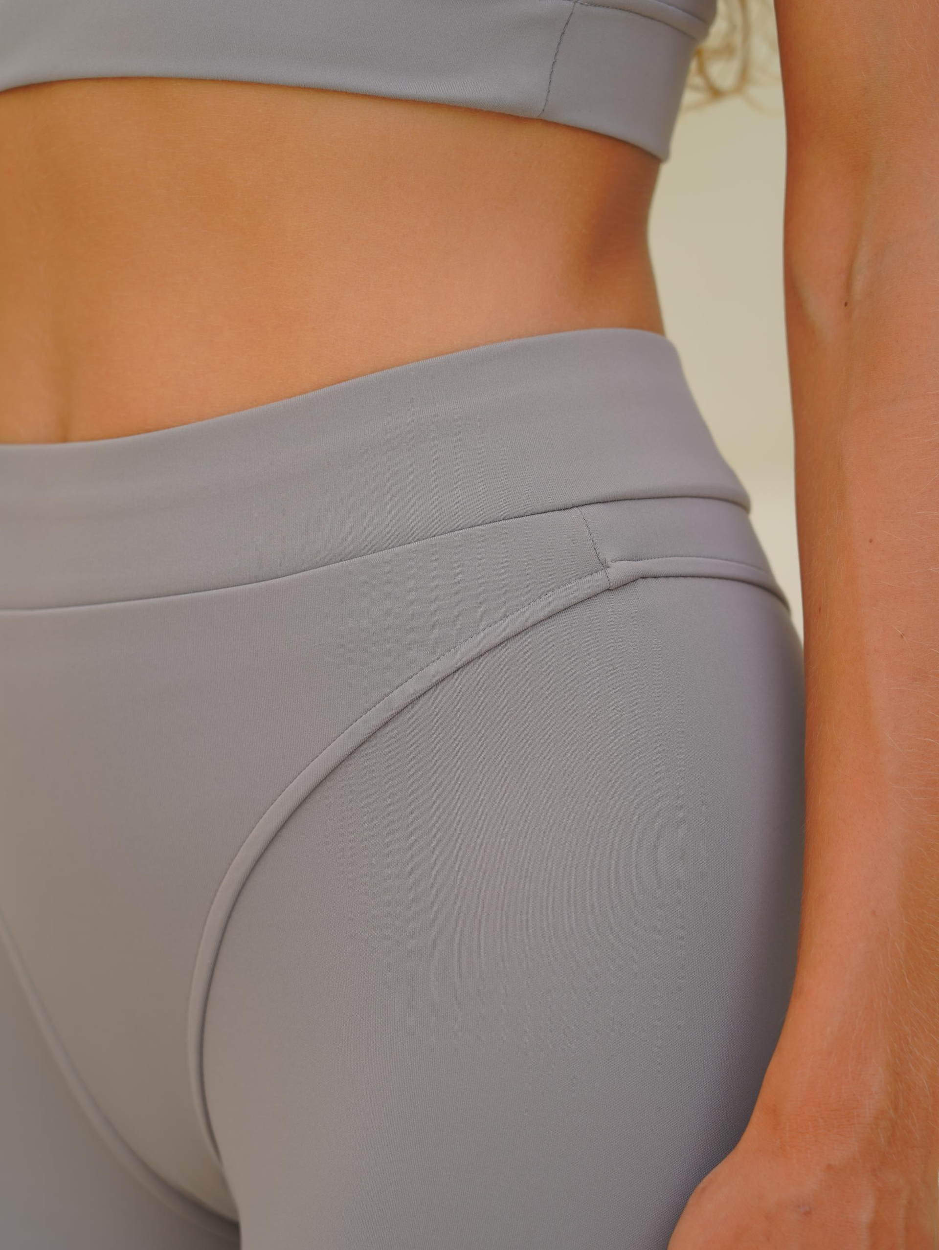 Kratos Dikiş Detay Uzun Gri Tayt