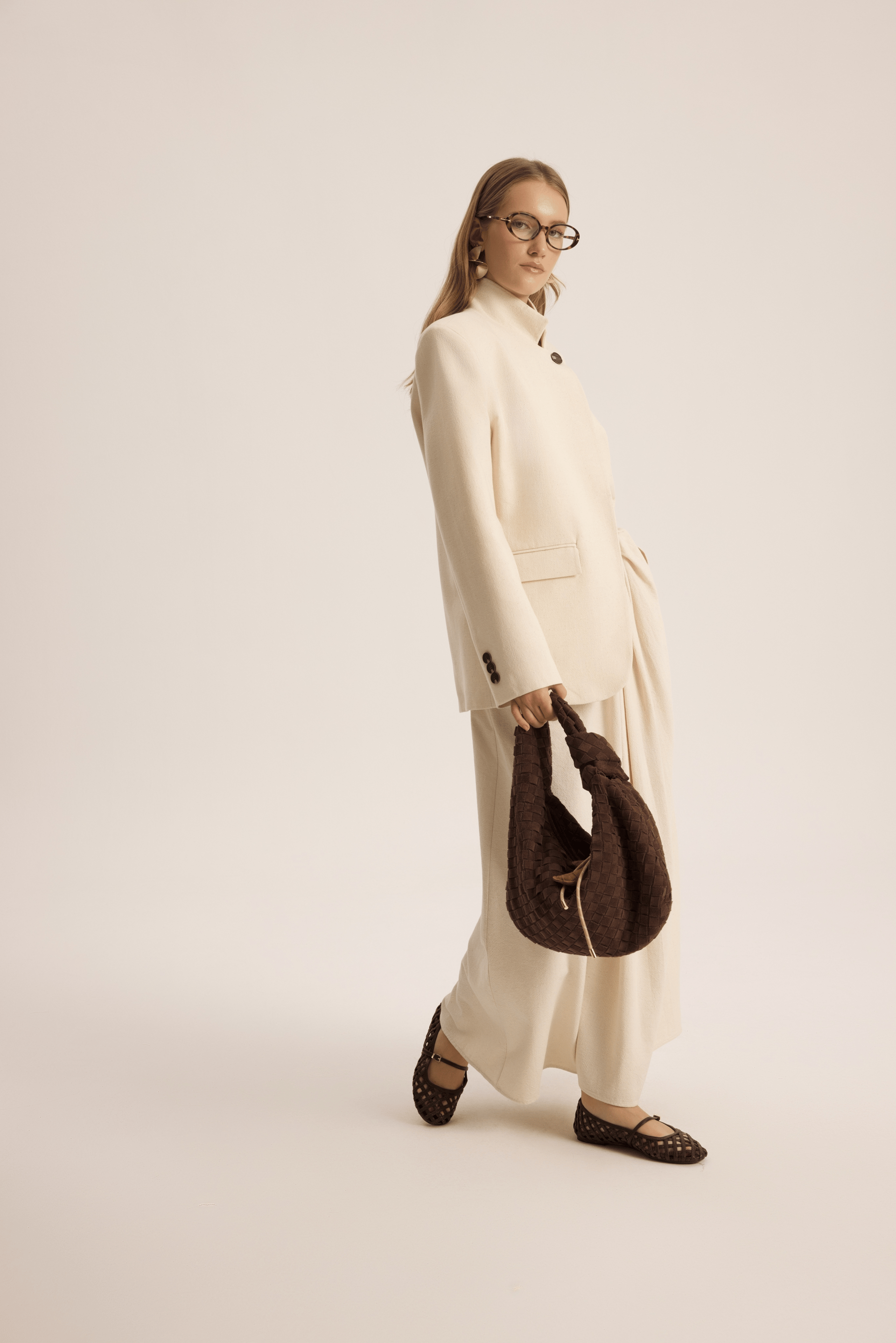 Lagoon Dik Yaka Bej Blazer
