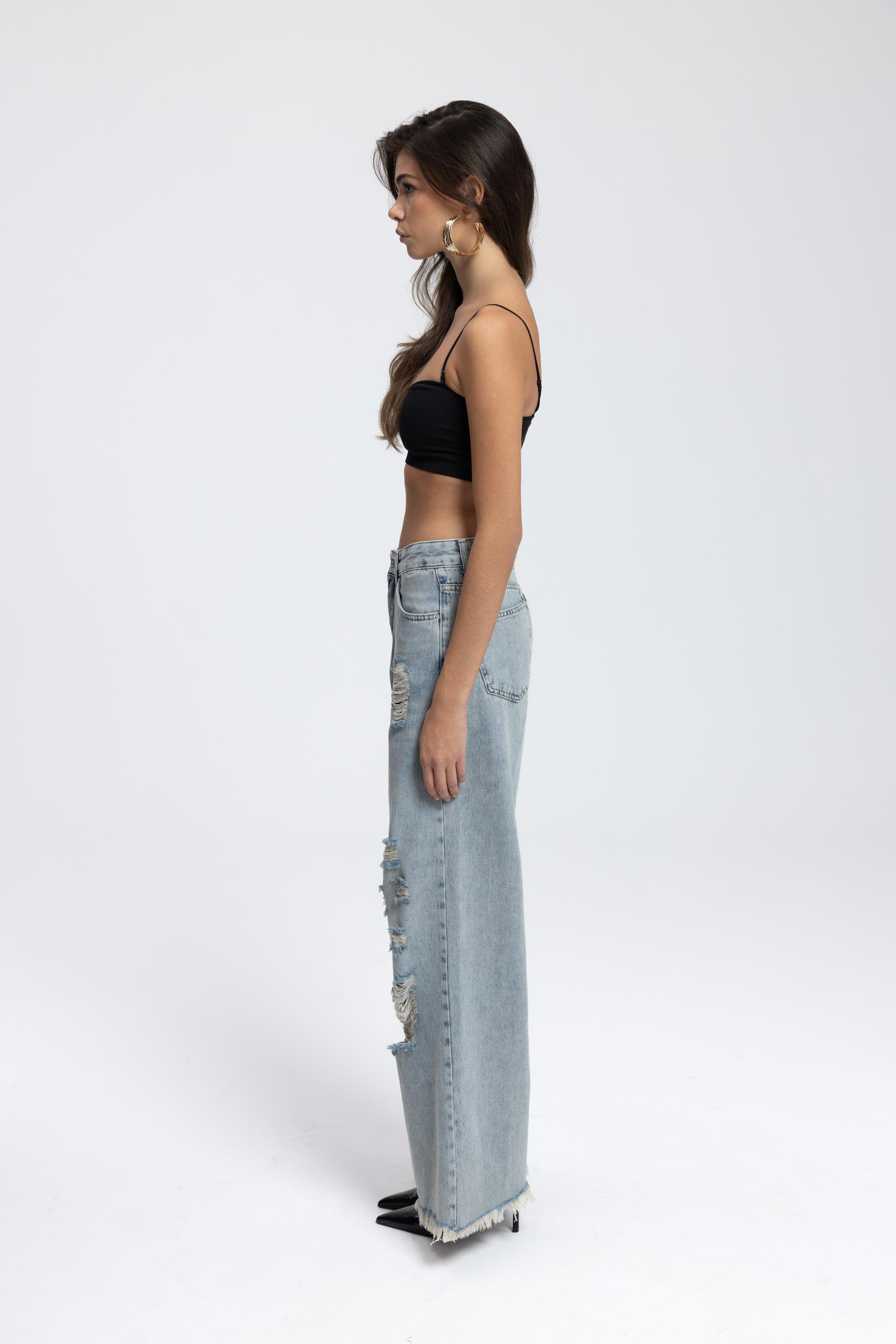 Laswell Buz Mavi Jean Pantolon