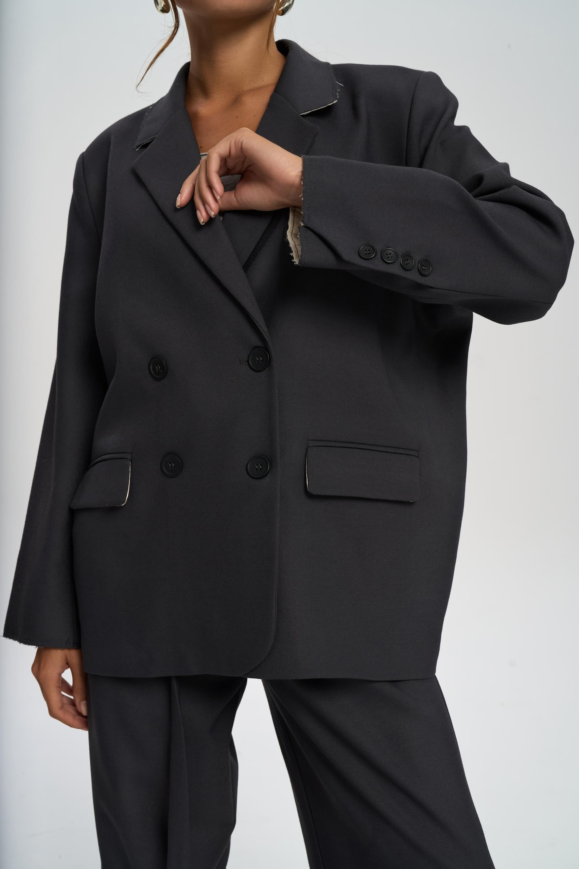 Letizia Charcoal Blazer
