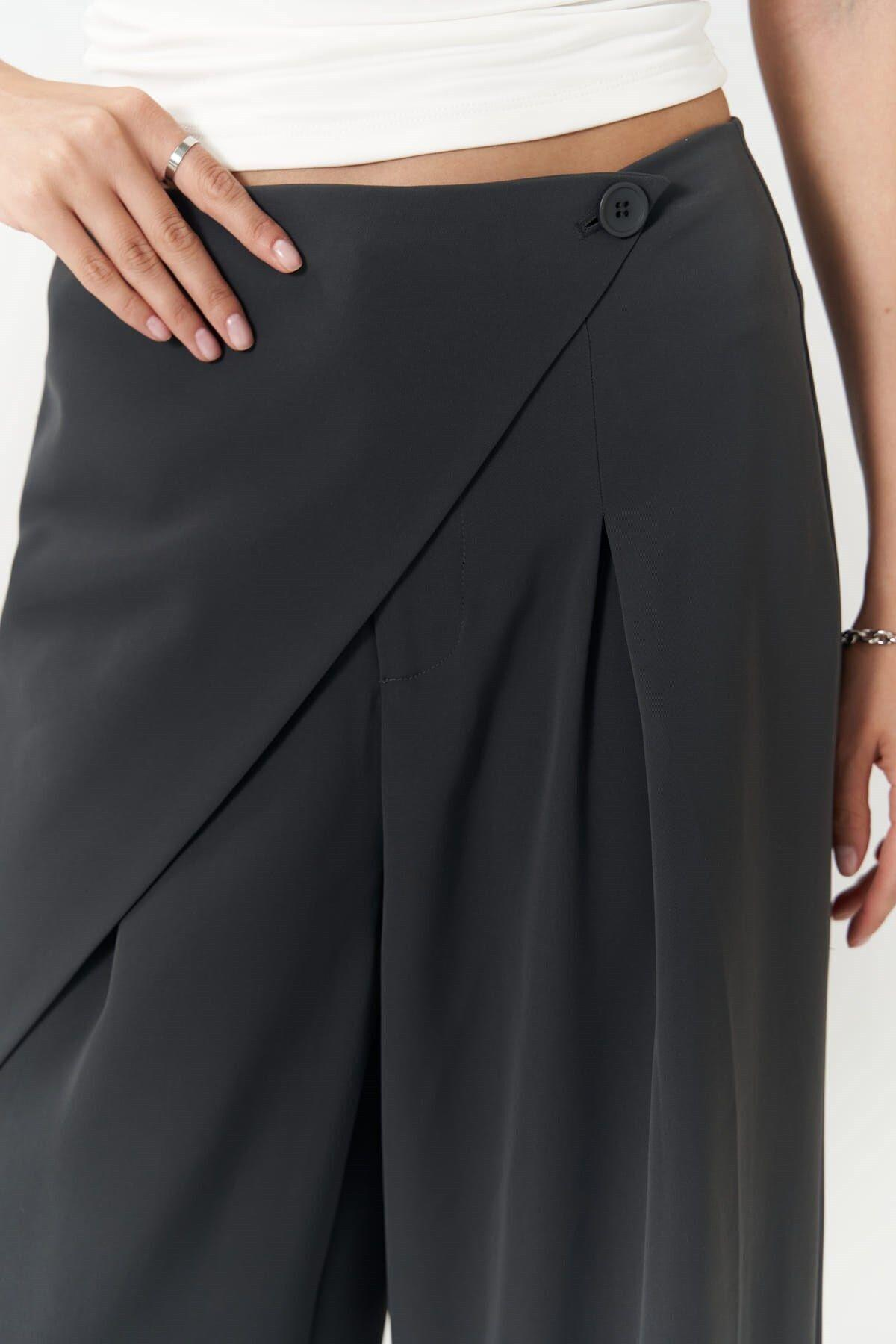 Letty Anthracite Trouses with Ties