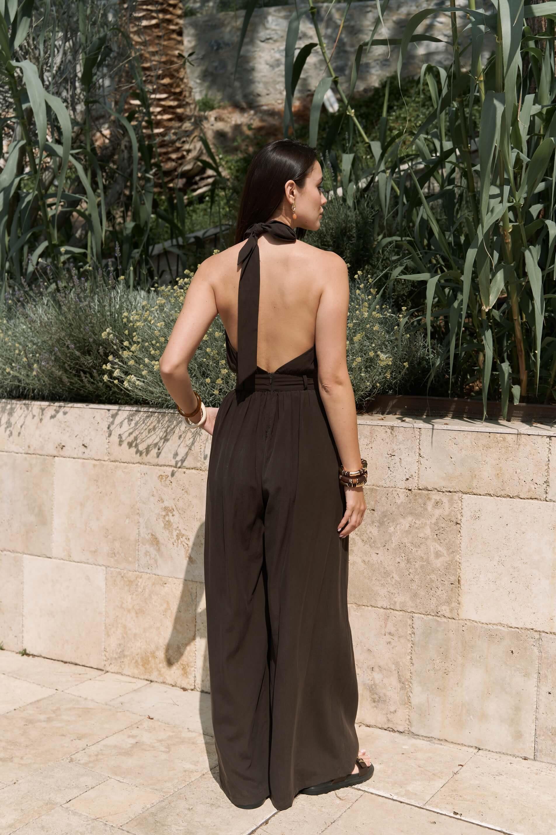 Lios Pencere Detay Kahve Uzun Tulum