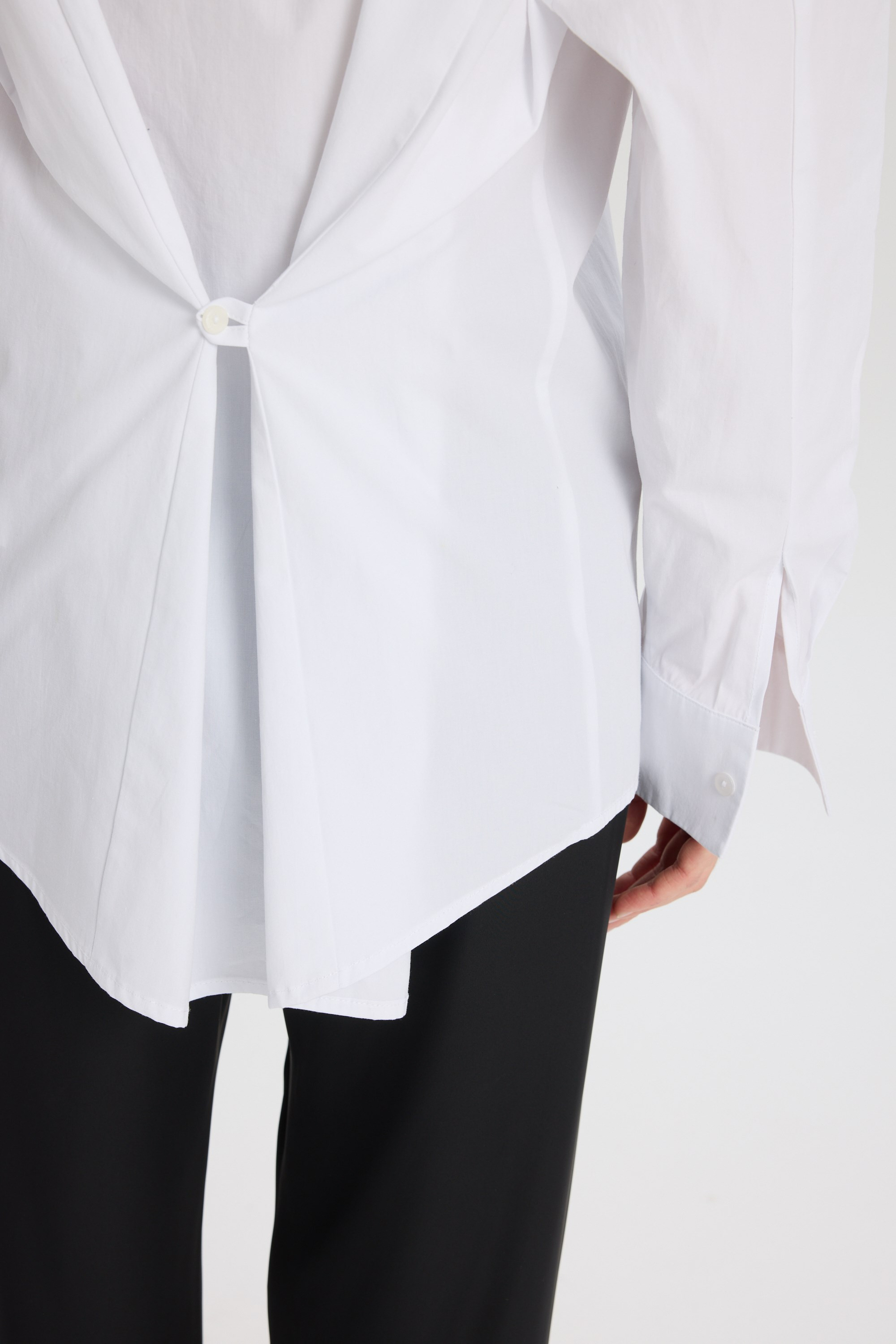 Lira Oversize Beyaz Gömlek