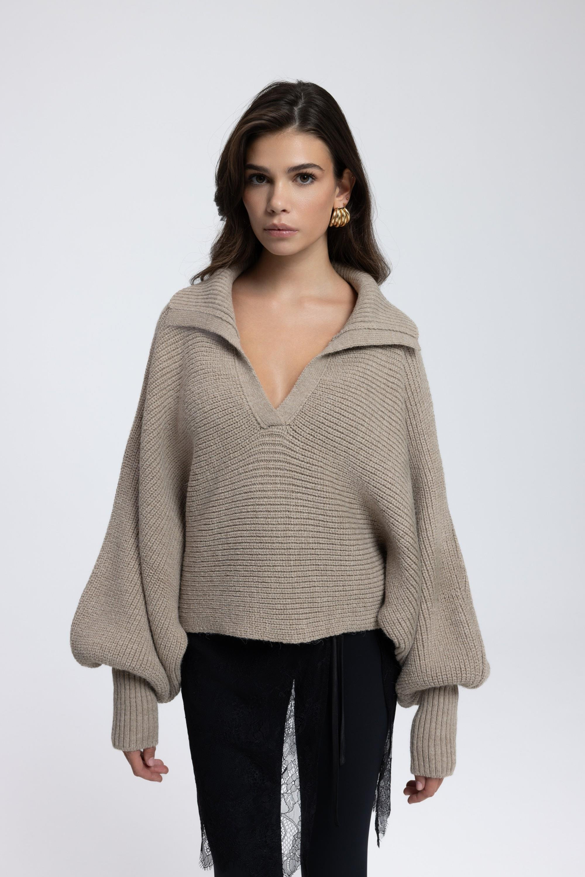 Livia Vizon Yakalı Kazak