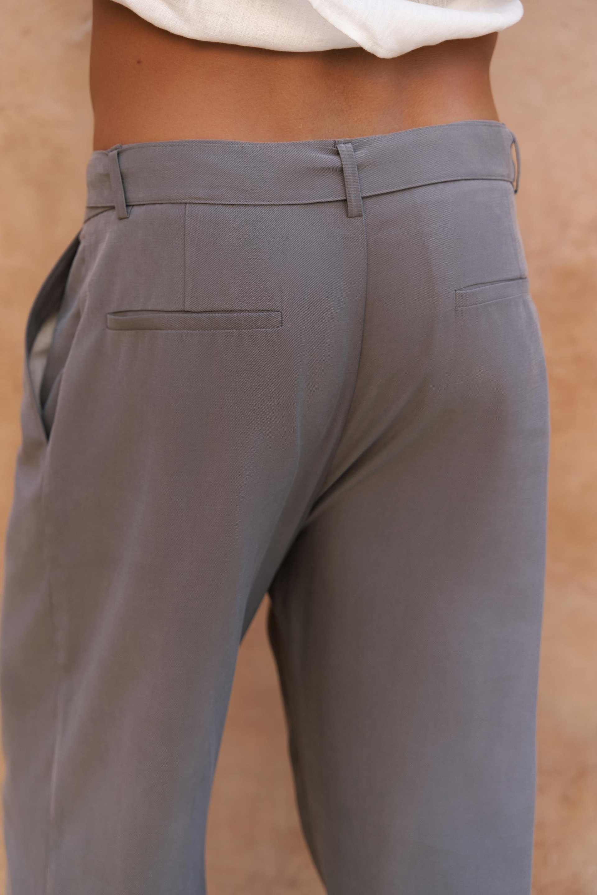 Lorenza Kemer Detay Antrasit Erkek Pantolon