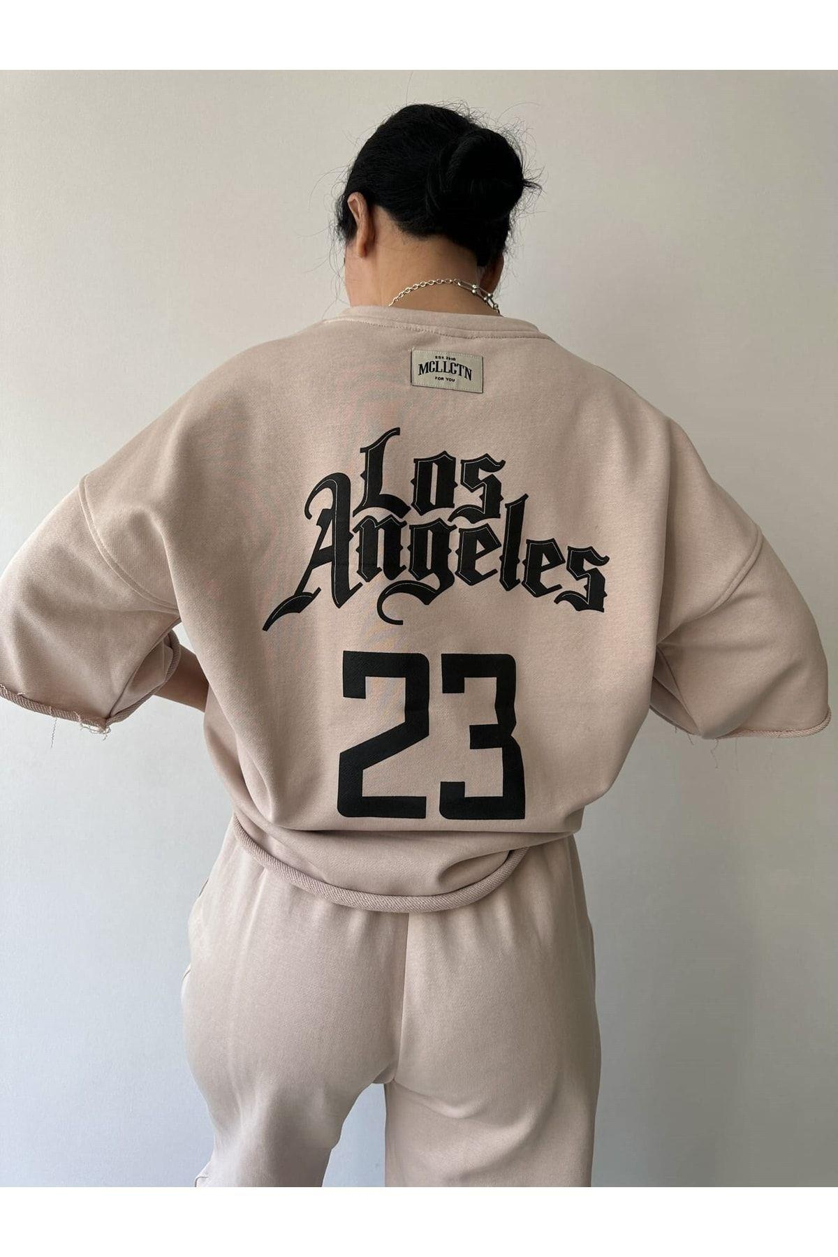 Los 23 Kemik Oversize T-Shirt Eşofman Takım