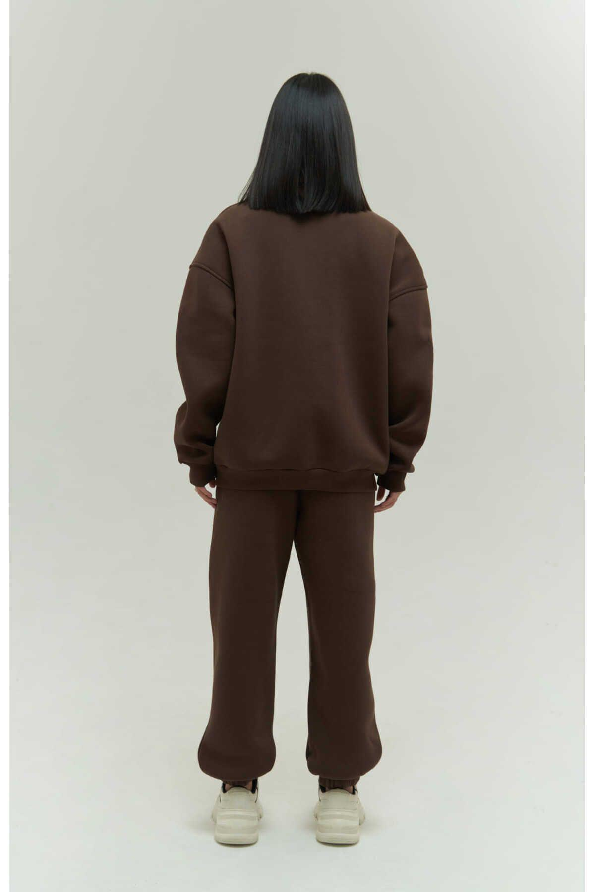 MCLLCTN Los Angeles Brown Track Suit