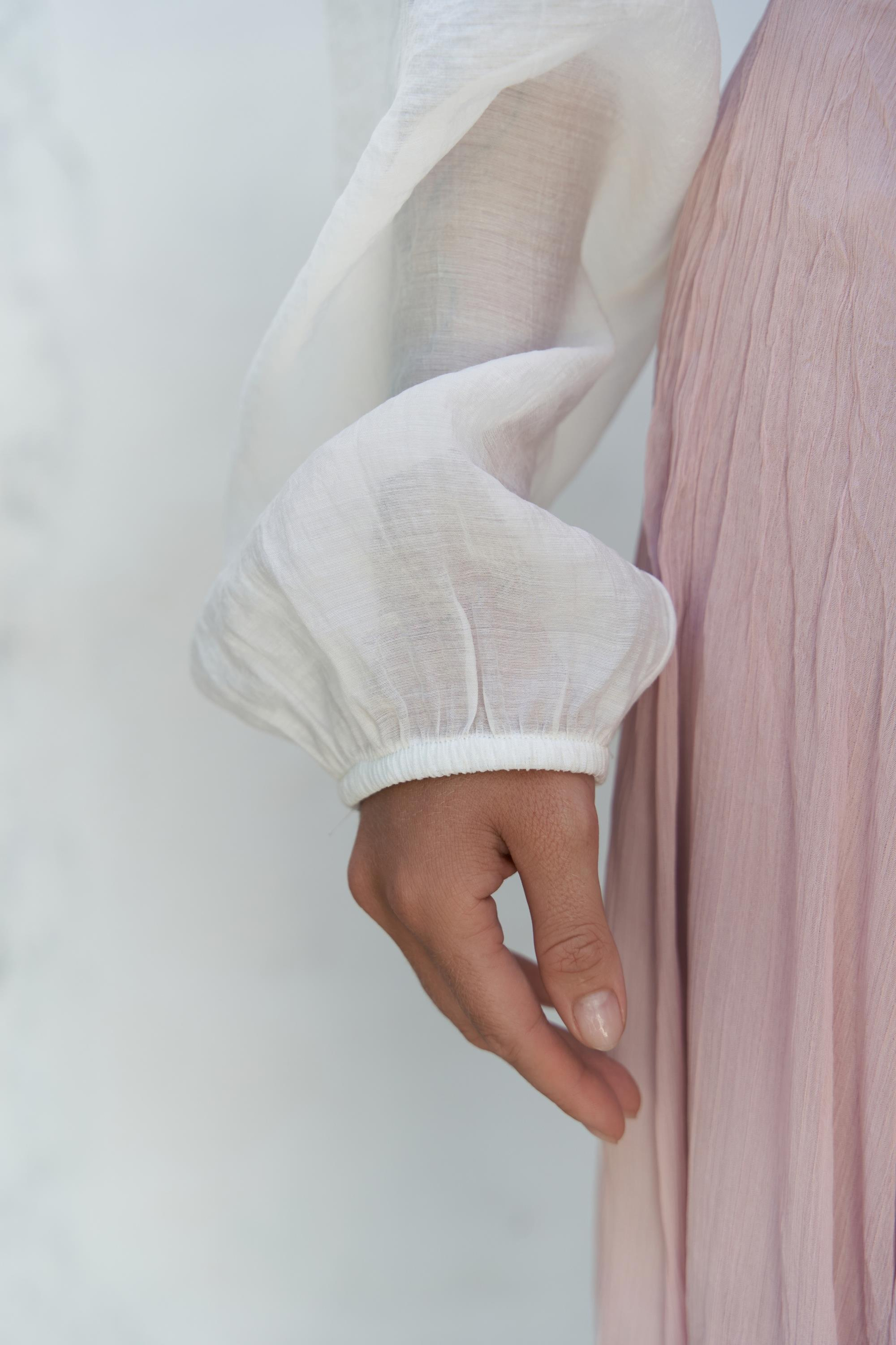 Lyra Oversize Ekru Gömlek