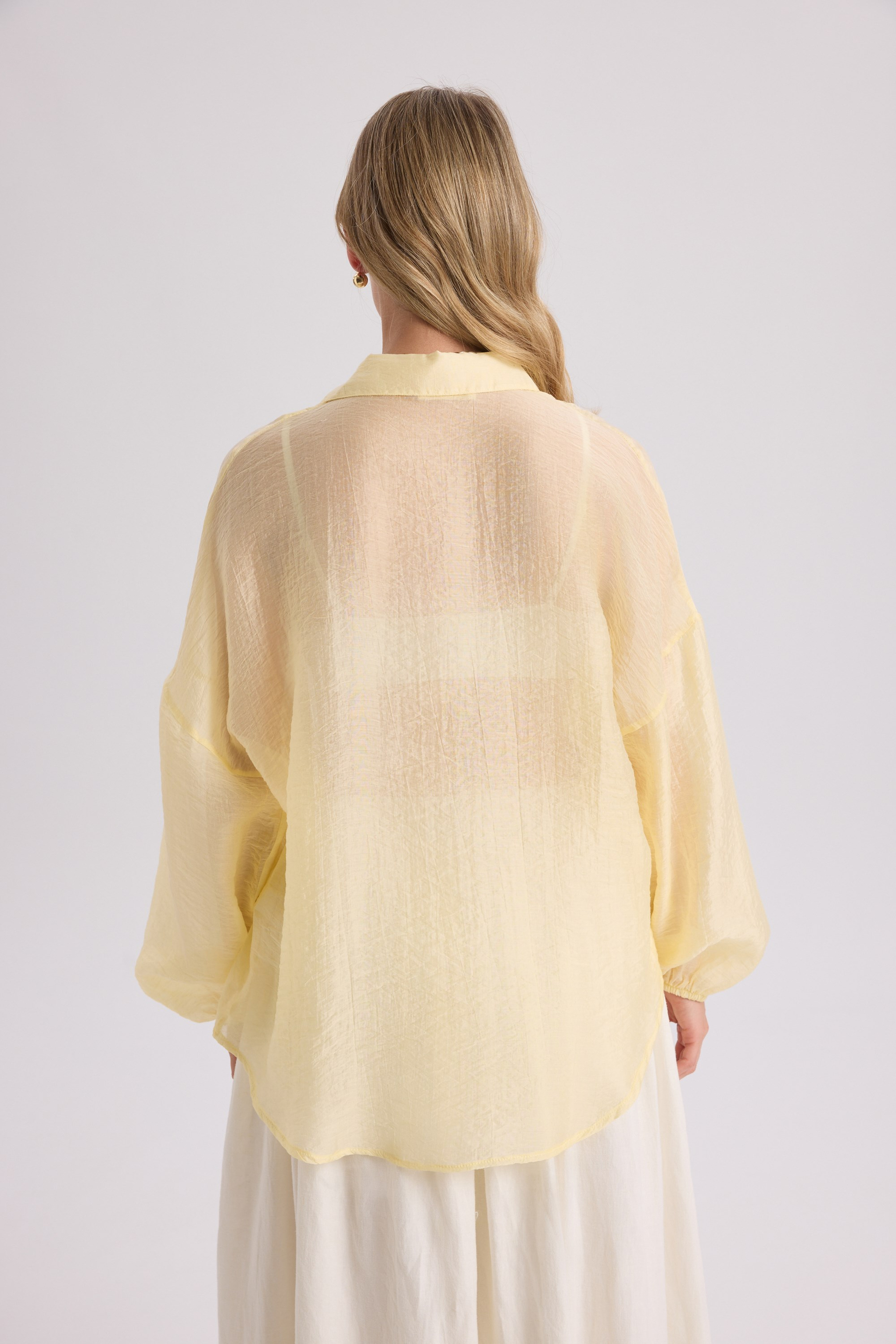 Lyra Oversized Yellow Shirt