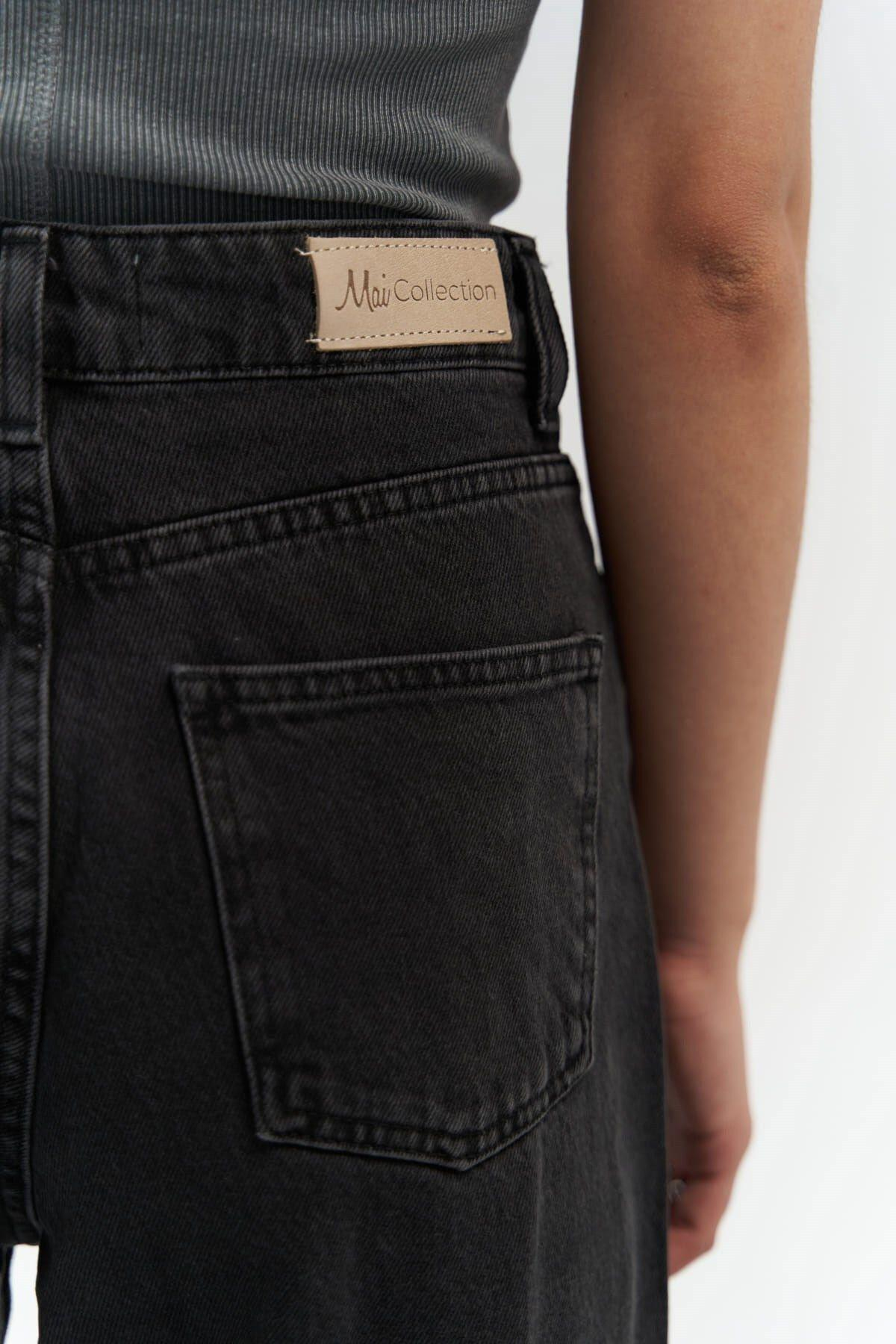 Mai Collection Drew Siyah Jean Pantolon