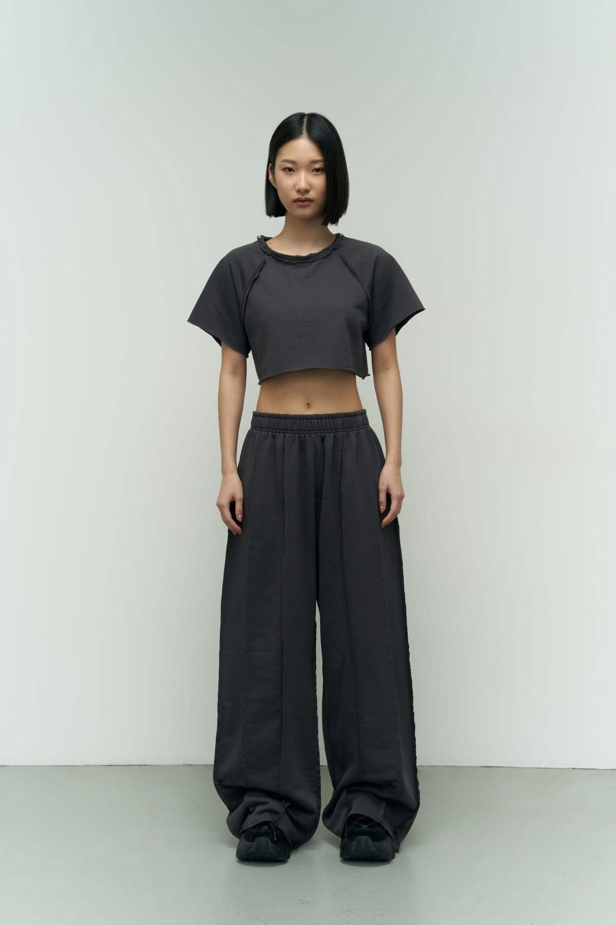 Marcio Anthracite Cropped Tracksuit