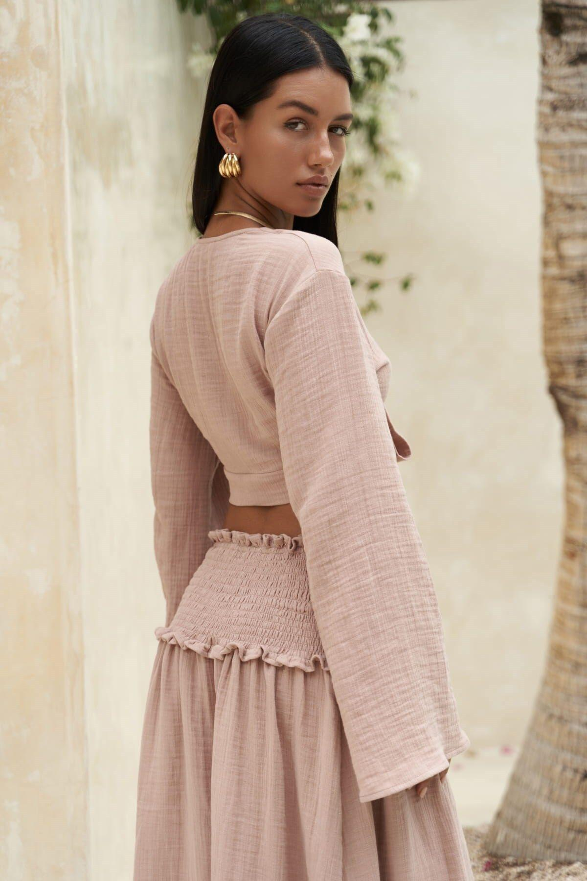 Marshanda Somon Crop Etek Takım