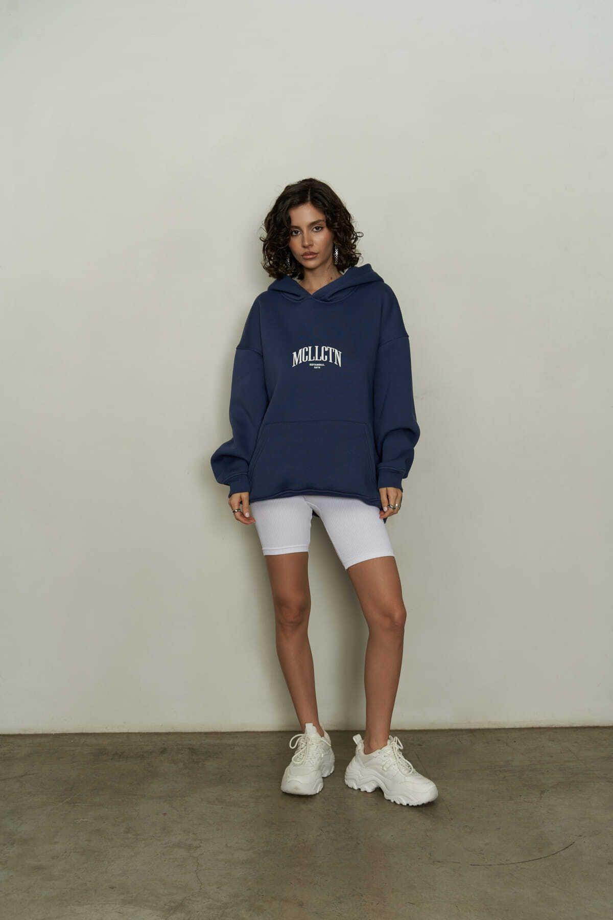MCLLCTN Estambul İndigo Oversize Unisex Sweatshirt