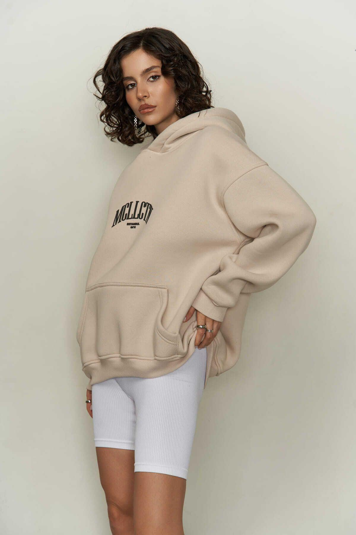 MCLLCTN Estambul Bone Oversize Unisex Sweatshirt