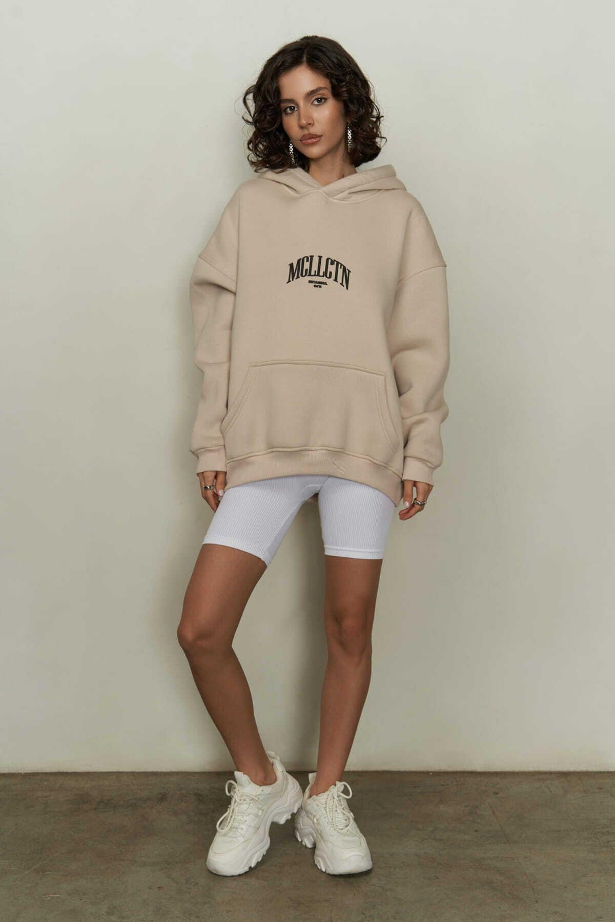 MCLLCTN Estambul Bone Oversize Unisex Sweatshirt