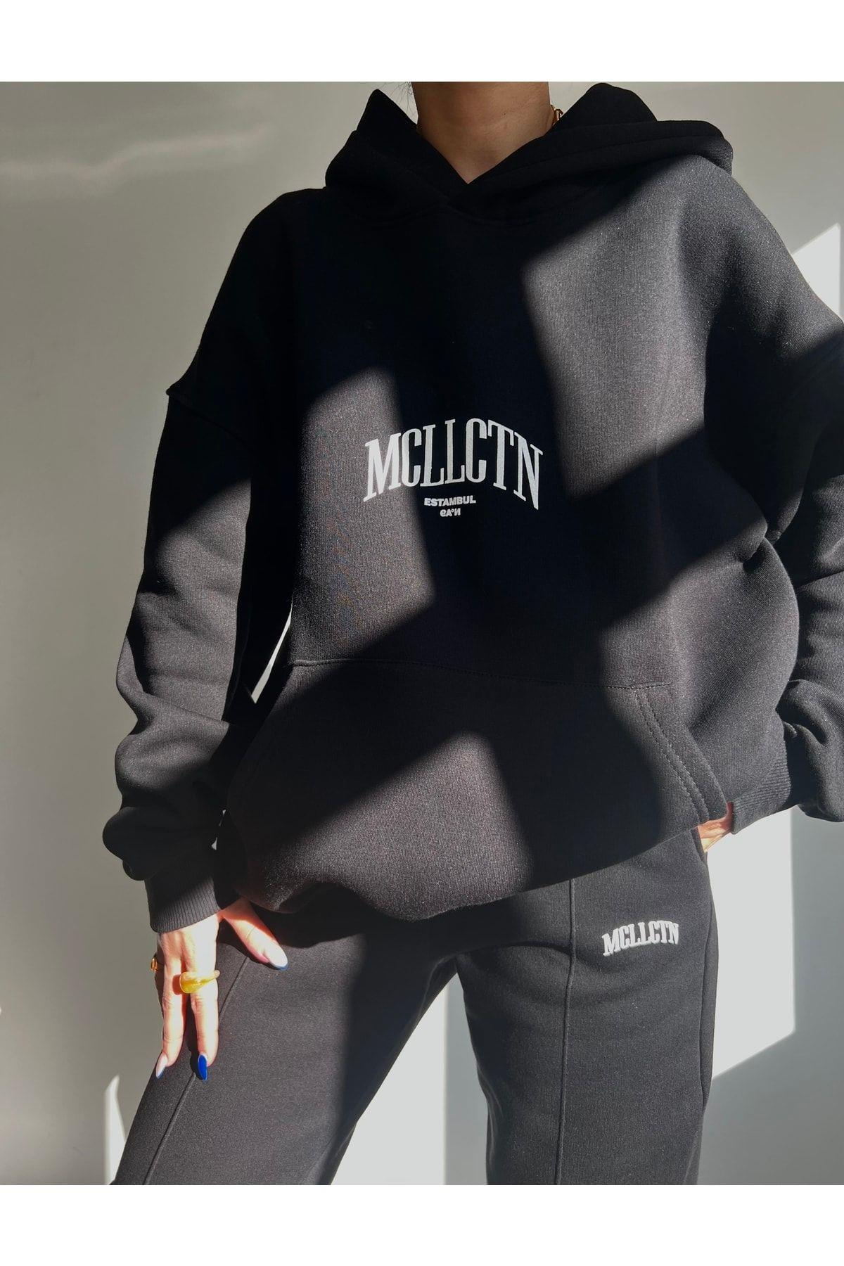 Mcllctn Estambul Black Tracksuit Set