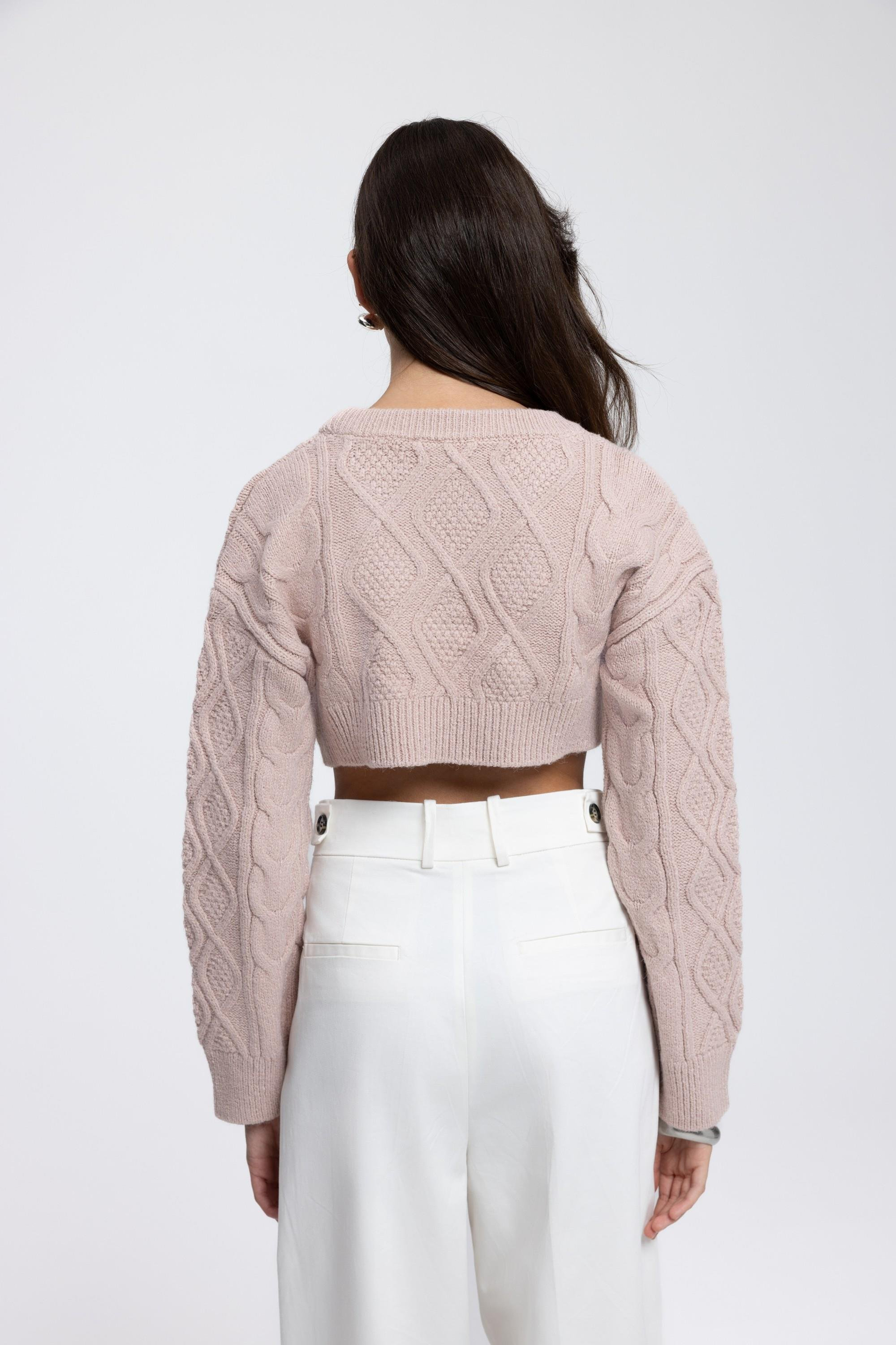 Mohan Soft Pembe Crop Kazak