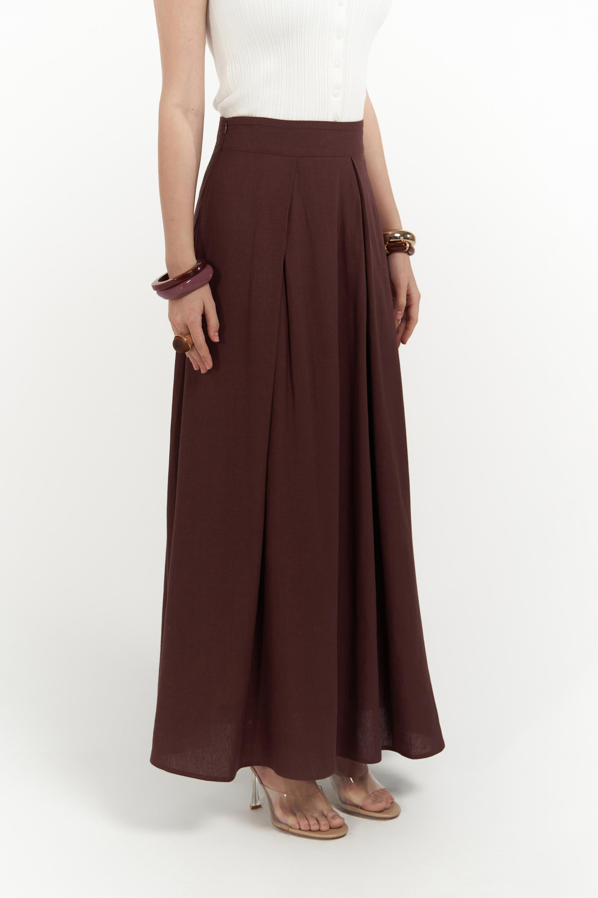 Mombasa Pile Detay Bordo Etek