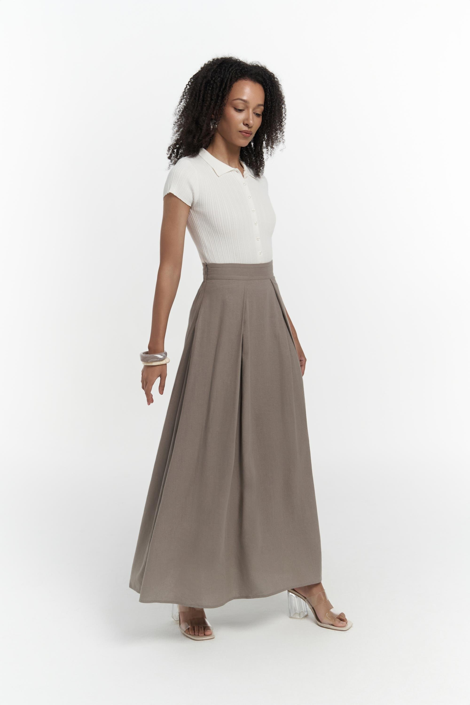 Mombasa Pile Detay Etek - FUME