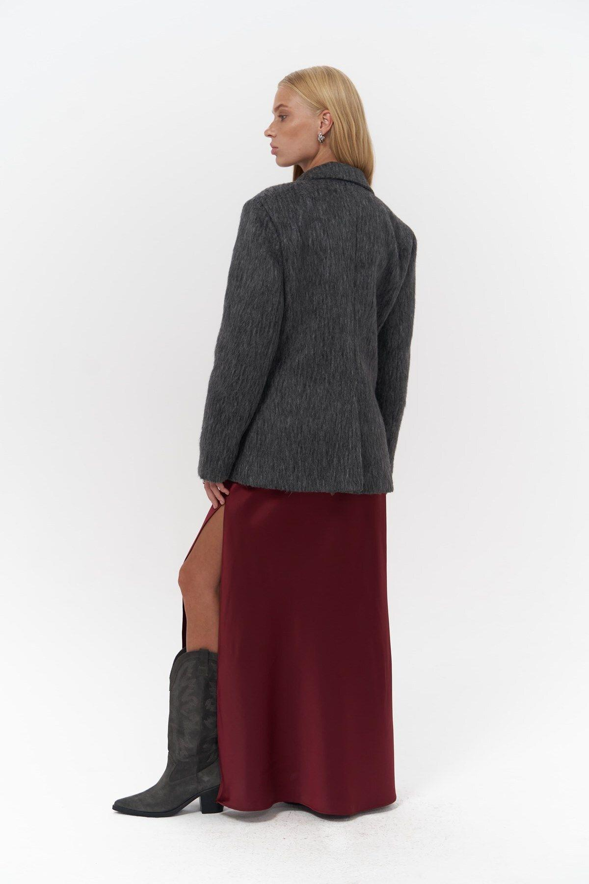 Monday Antrasit Dar Kesim Blazer