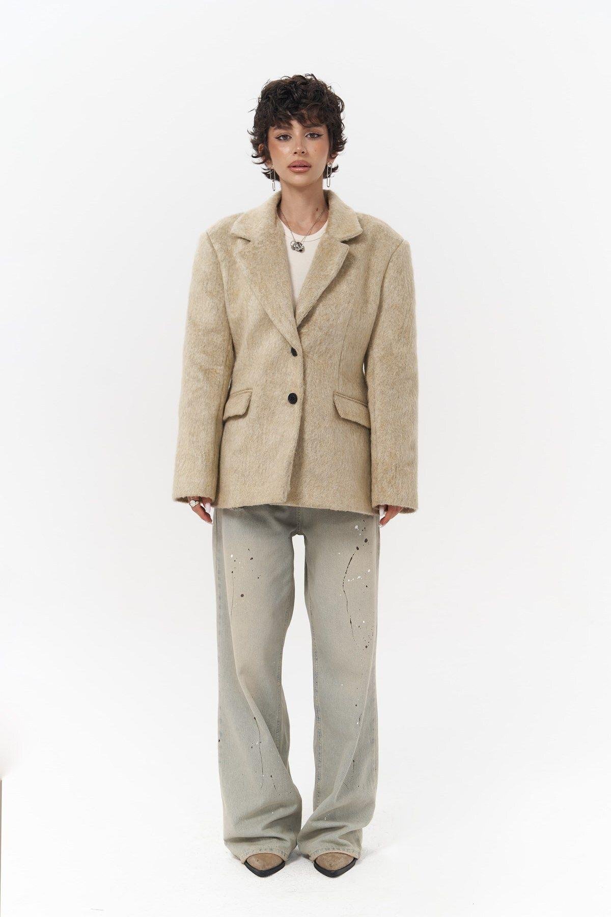 Monday Brown Slim Fit Blazer 