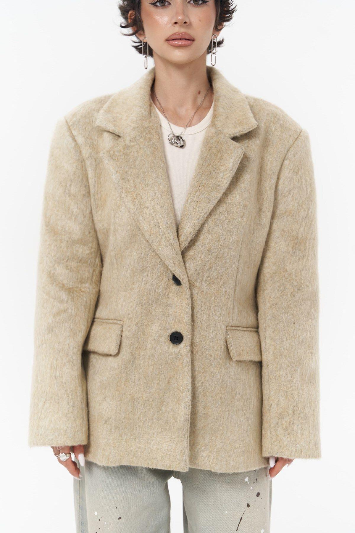 Monday Brown Slim Fit Blazer 