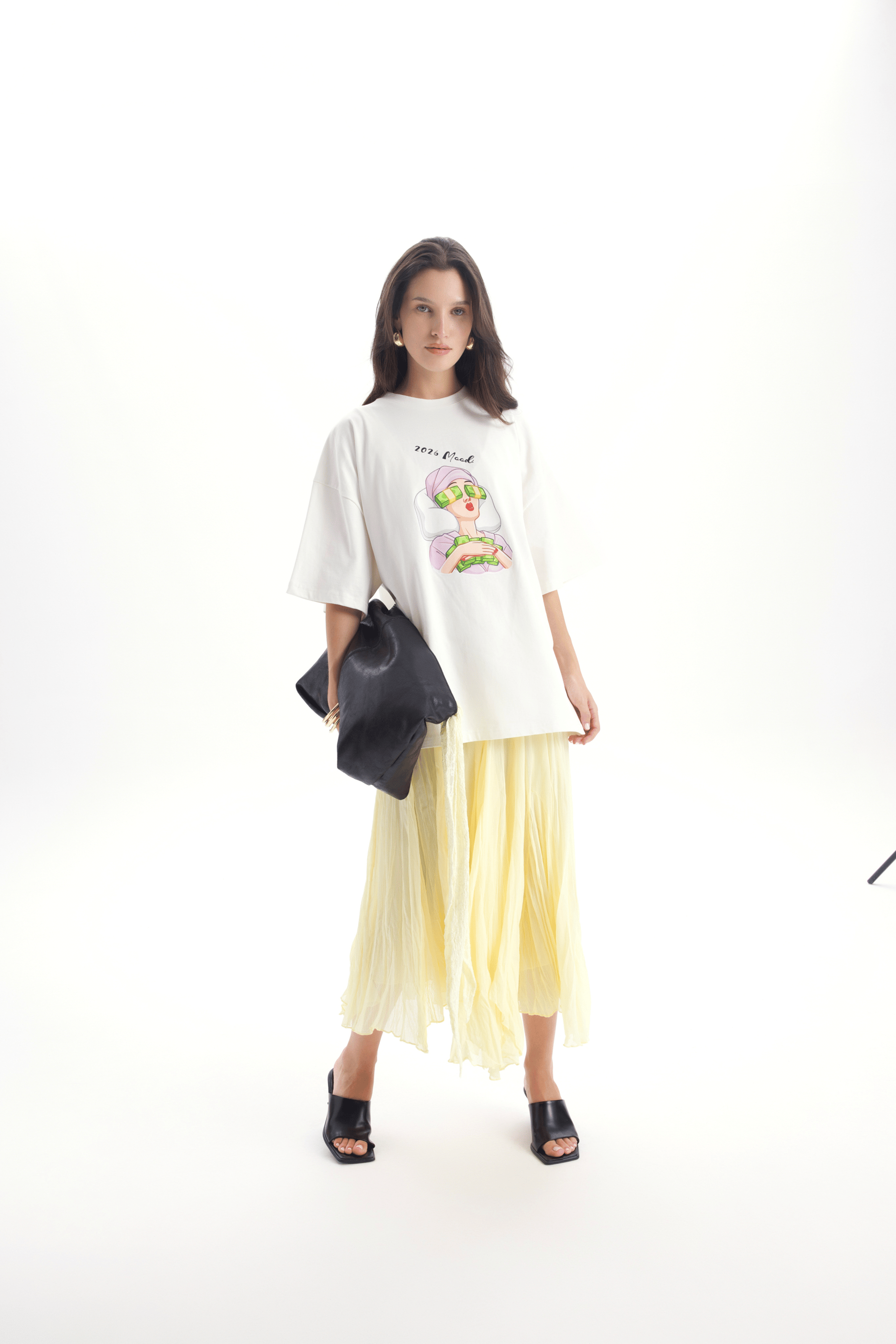 Mood Oversize Beyaz T-Shirt