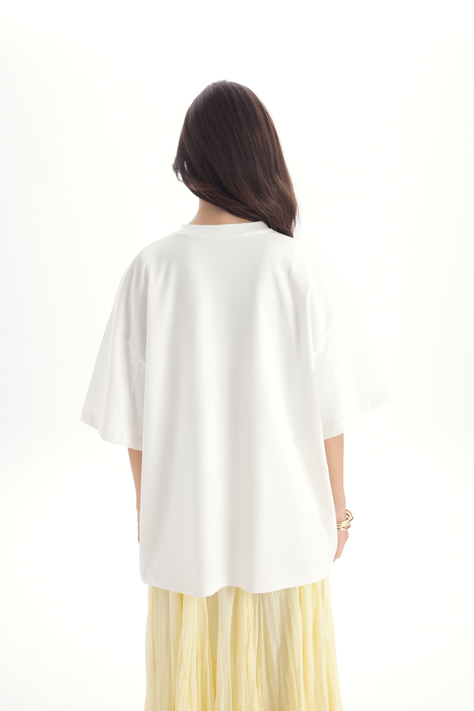 Mood Oversize Beyaz T-Shirt