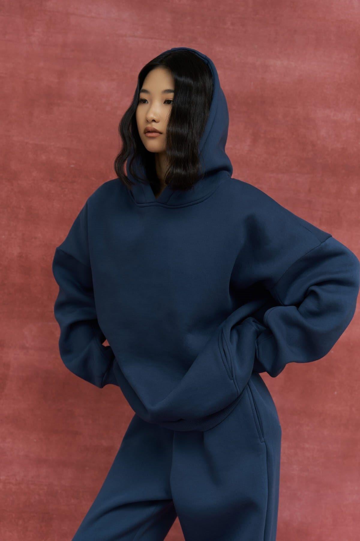 Morgan Indigo Oversize Eşofman Takım