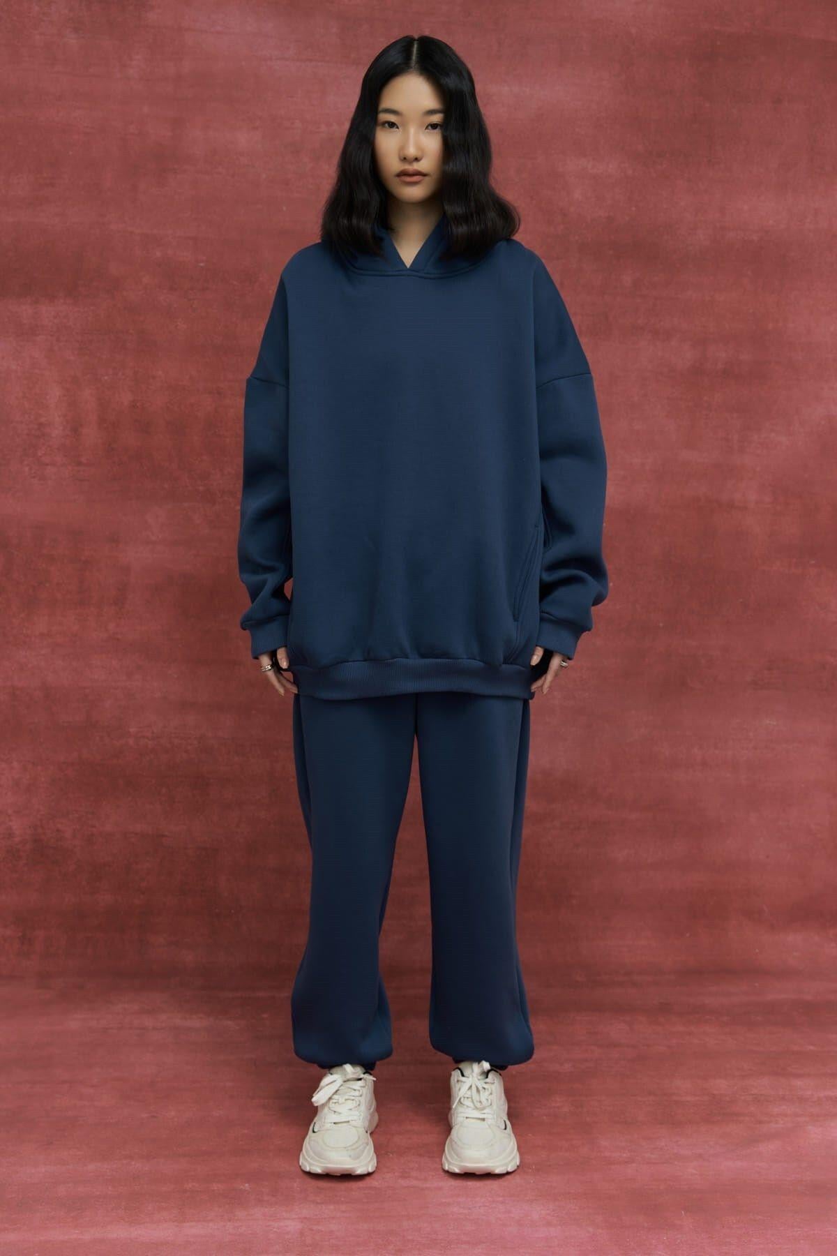 Morgan Indigo Oversize Eşofman Takım