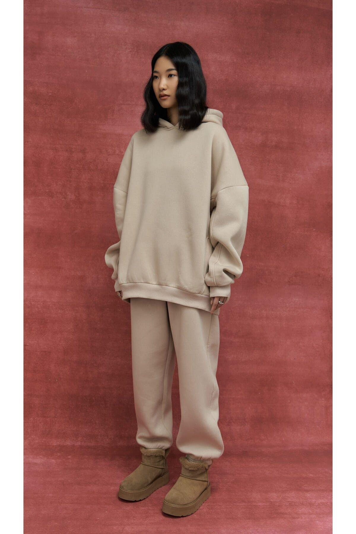 Morgan Kemik Oversize Eşofman Takım