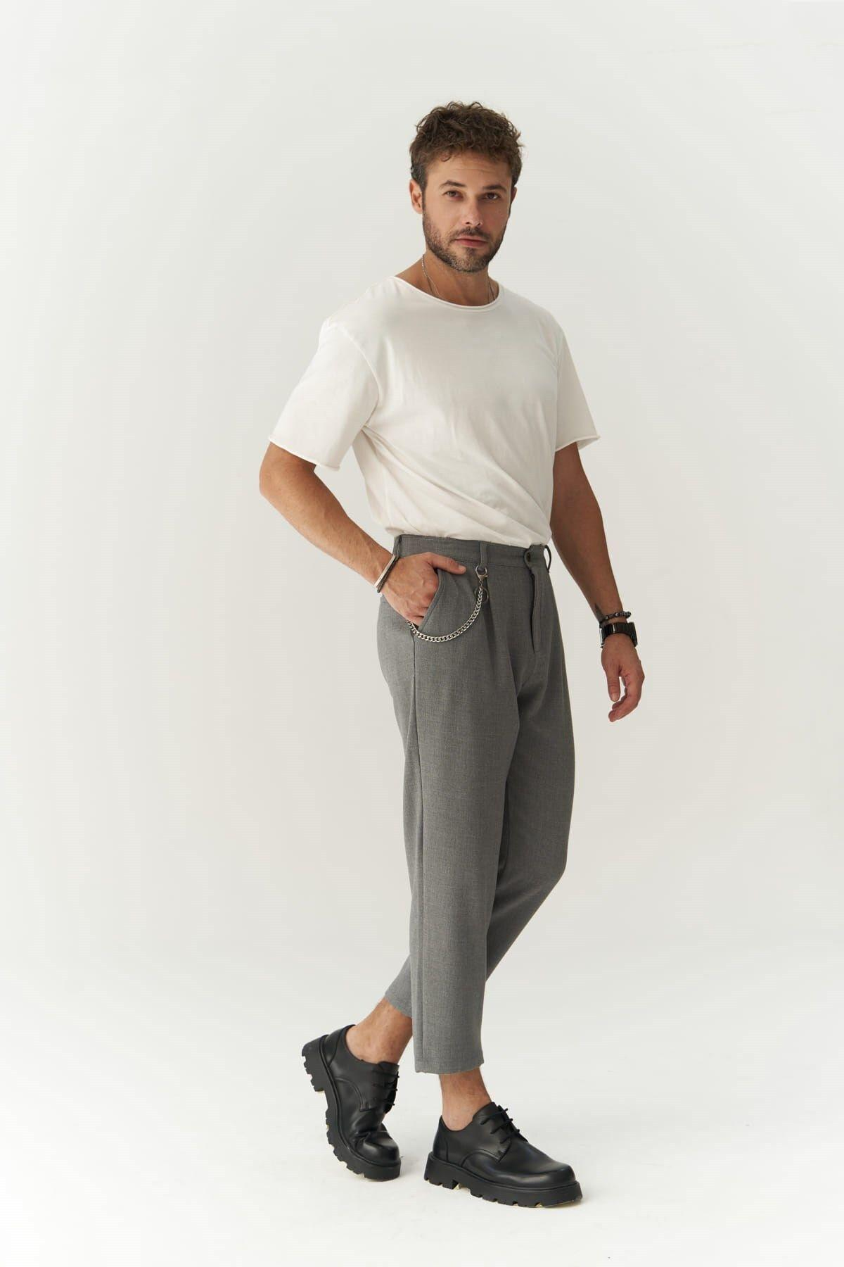 Myles Erkek Füme Pantolon