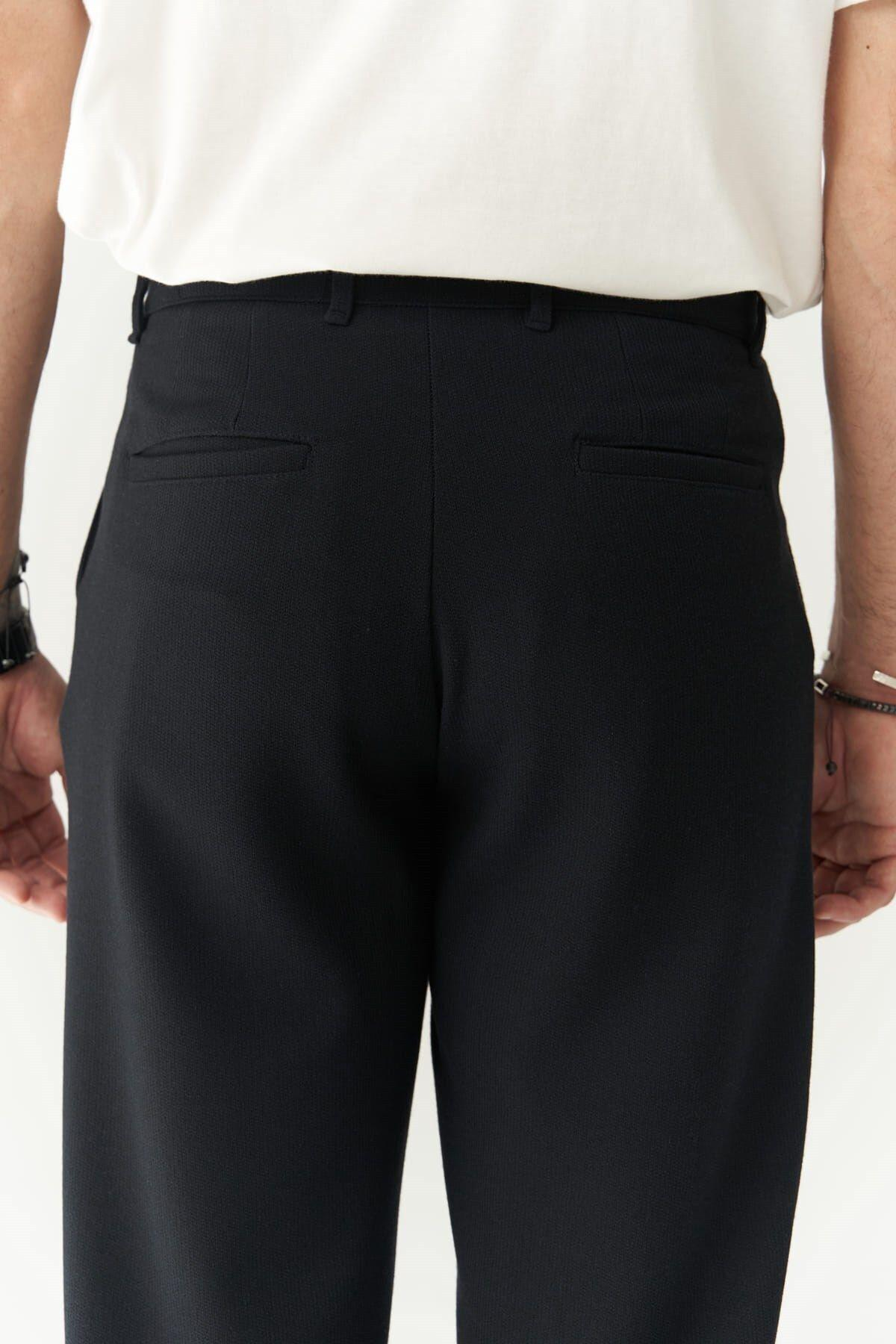 Myles Men's Dark Blue Trousers